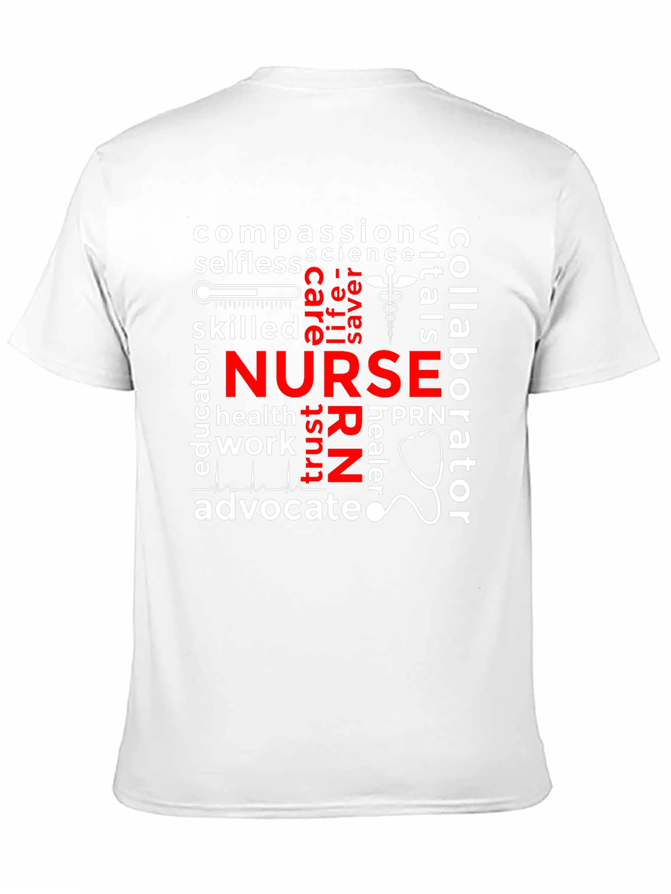 Nurse Word Cloud T-Shirt - Healthcare Apparel