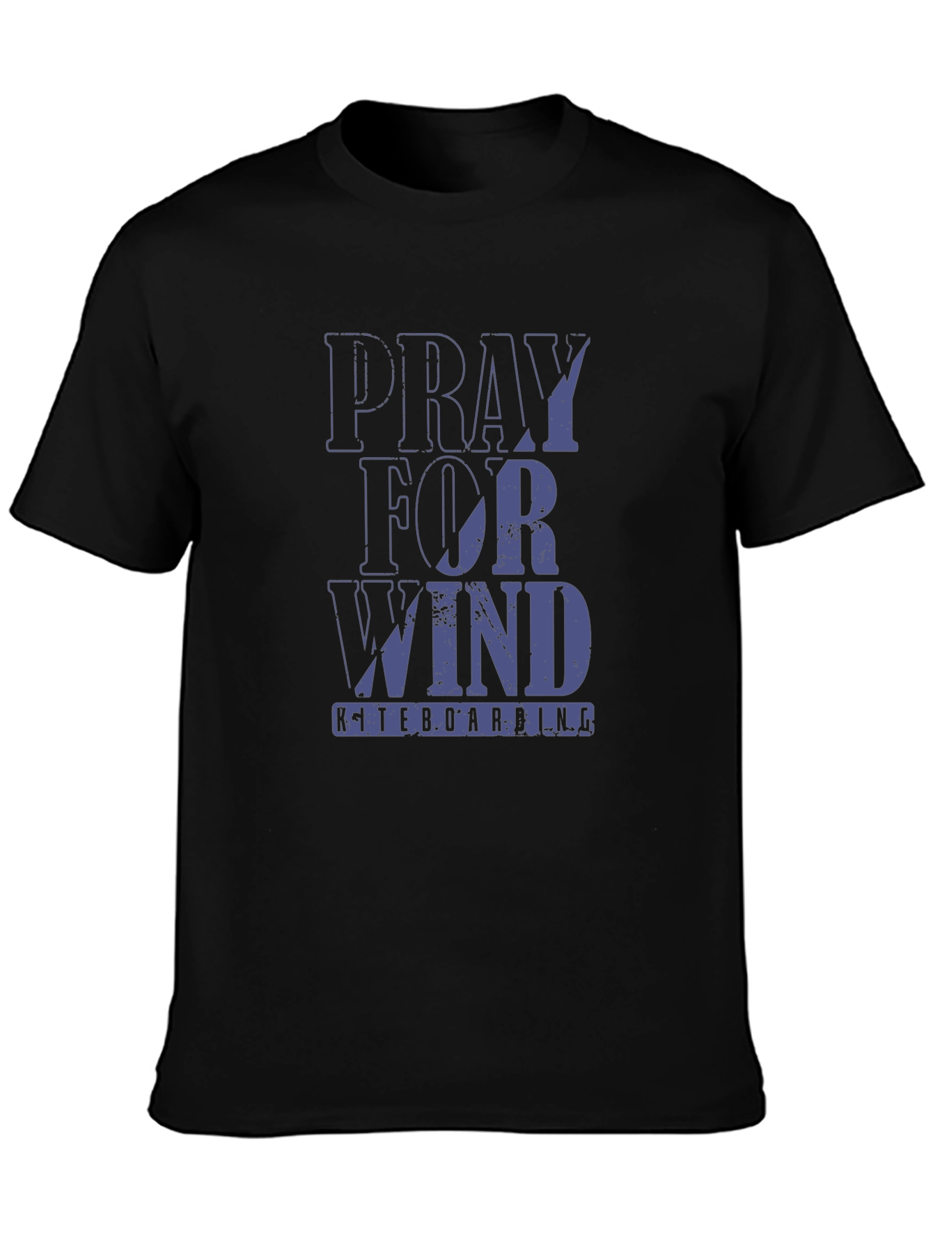Pray For Wind Kiteboarding Graphic T-Shirt