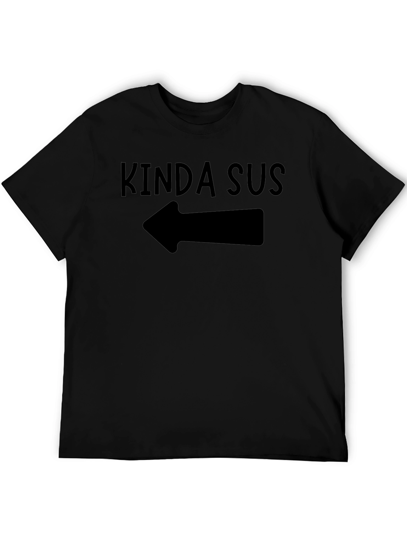 Kinda Sus Black T-Shirt