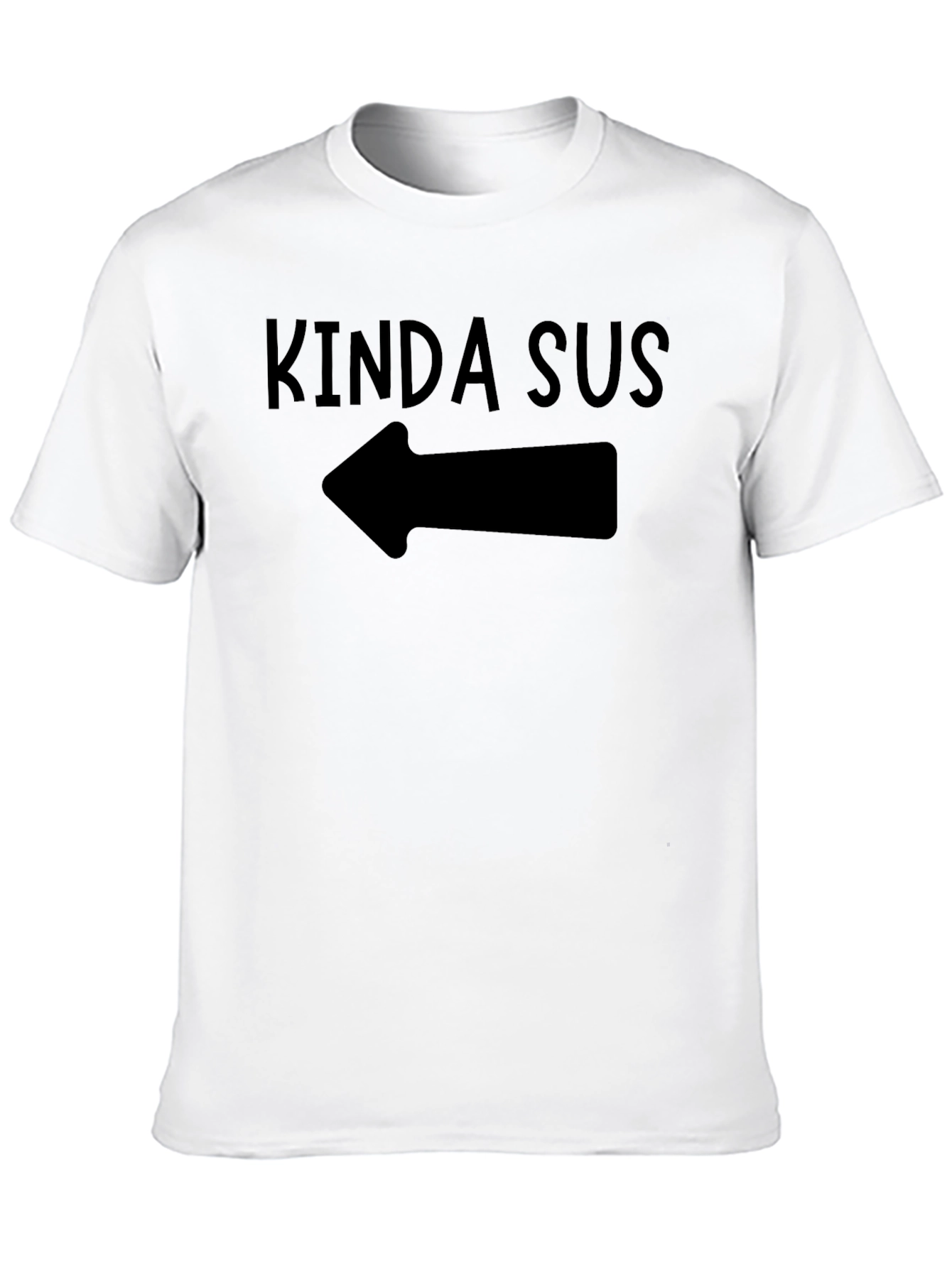 Kinda Sus Black T-Shirt