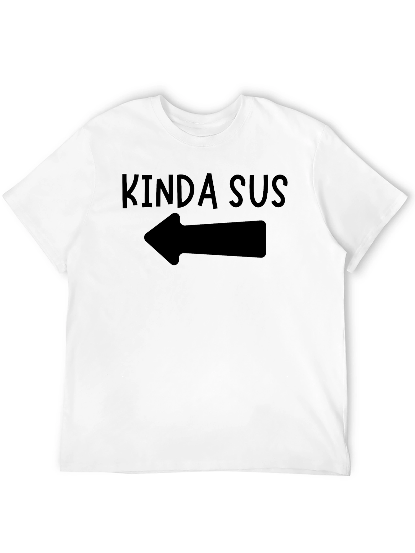 Kinda Sus Black T-Shirt