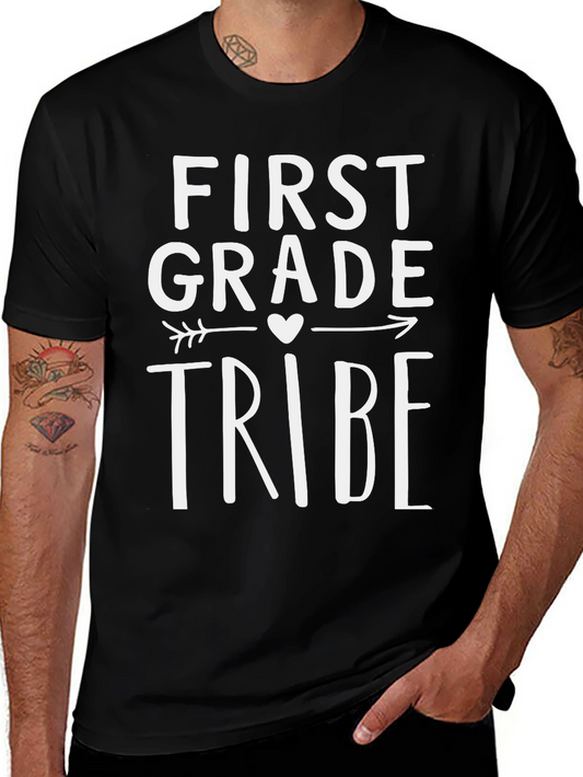 First Grade Tribe Graphic T-Shirt