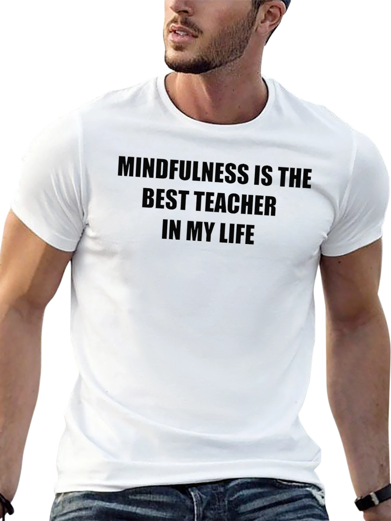 Mindfulness Best Teacher Graphic Tee - Relaxed Fit