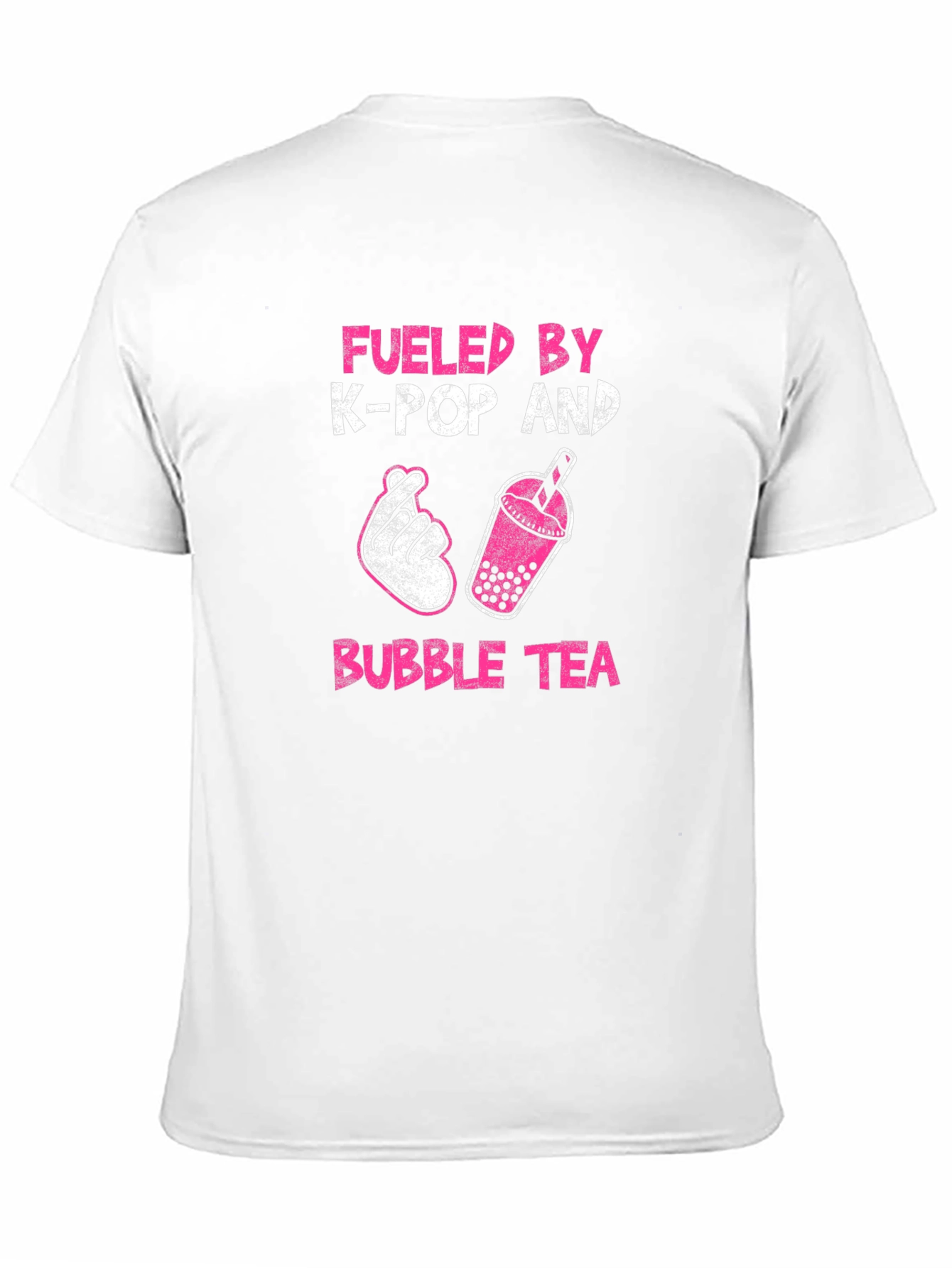 Fueled by K-Pop and Bubble Tea Graphic T-Shirt