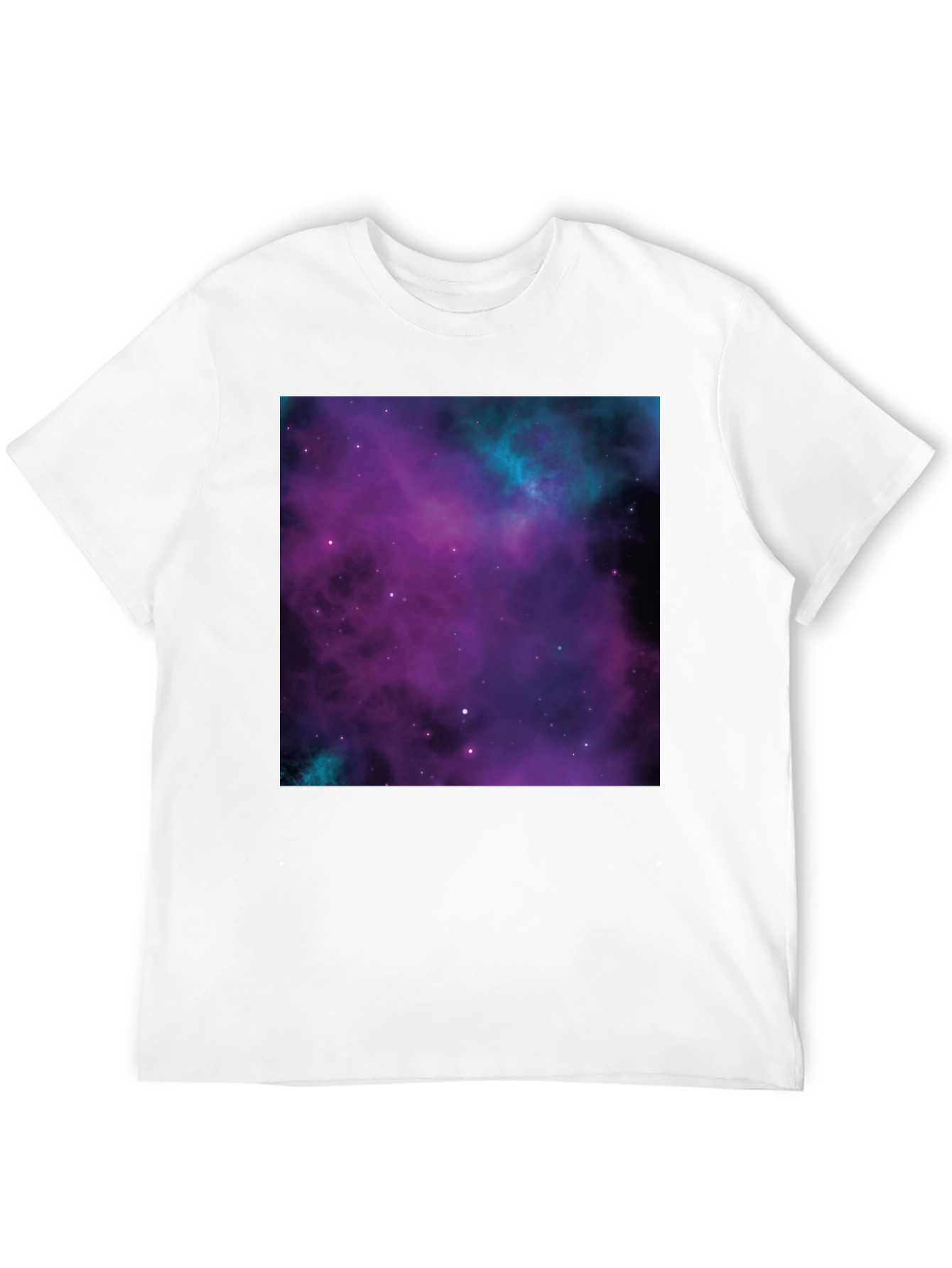 Galaxy Print Black T-Shirt