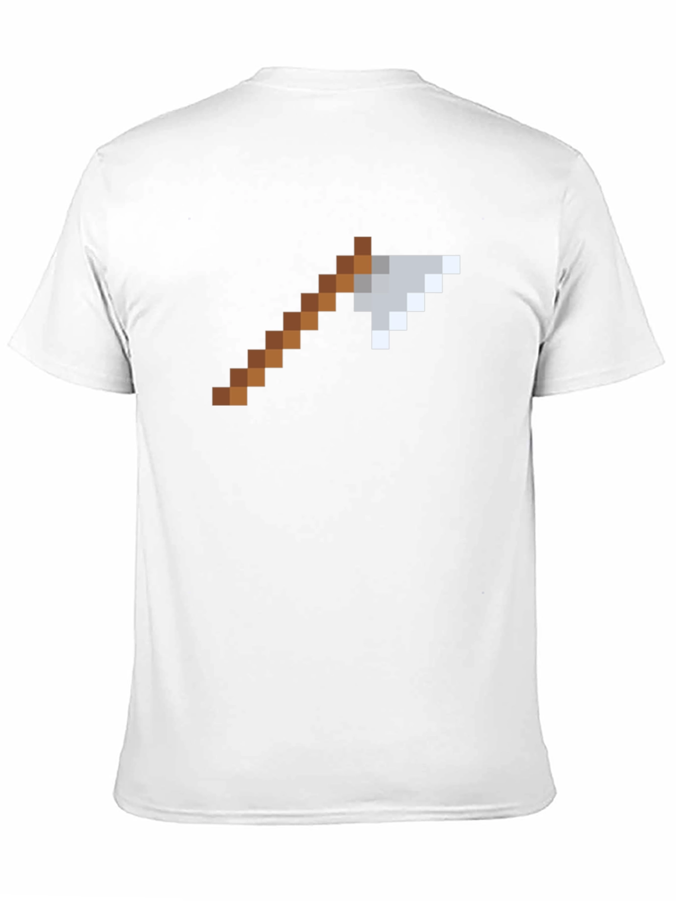 Pixelated Axe Graphic T-Shirt
