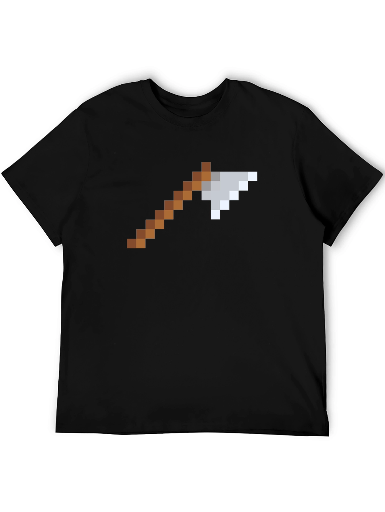 Pixelated Axe Graphic T-Shirt
