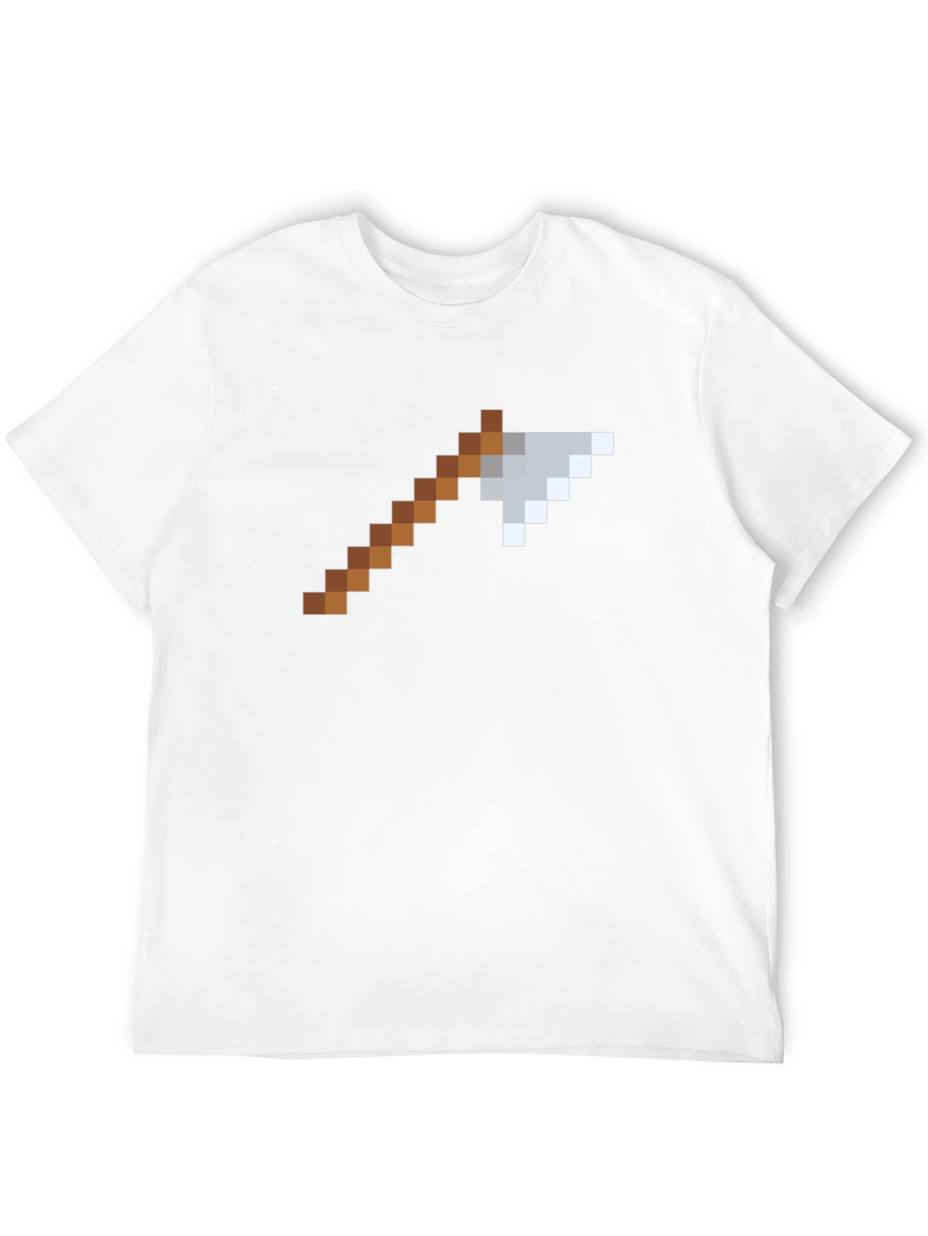 Pixelated Axe Graphic T-Shirt
