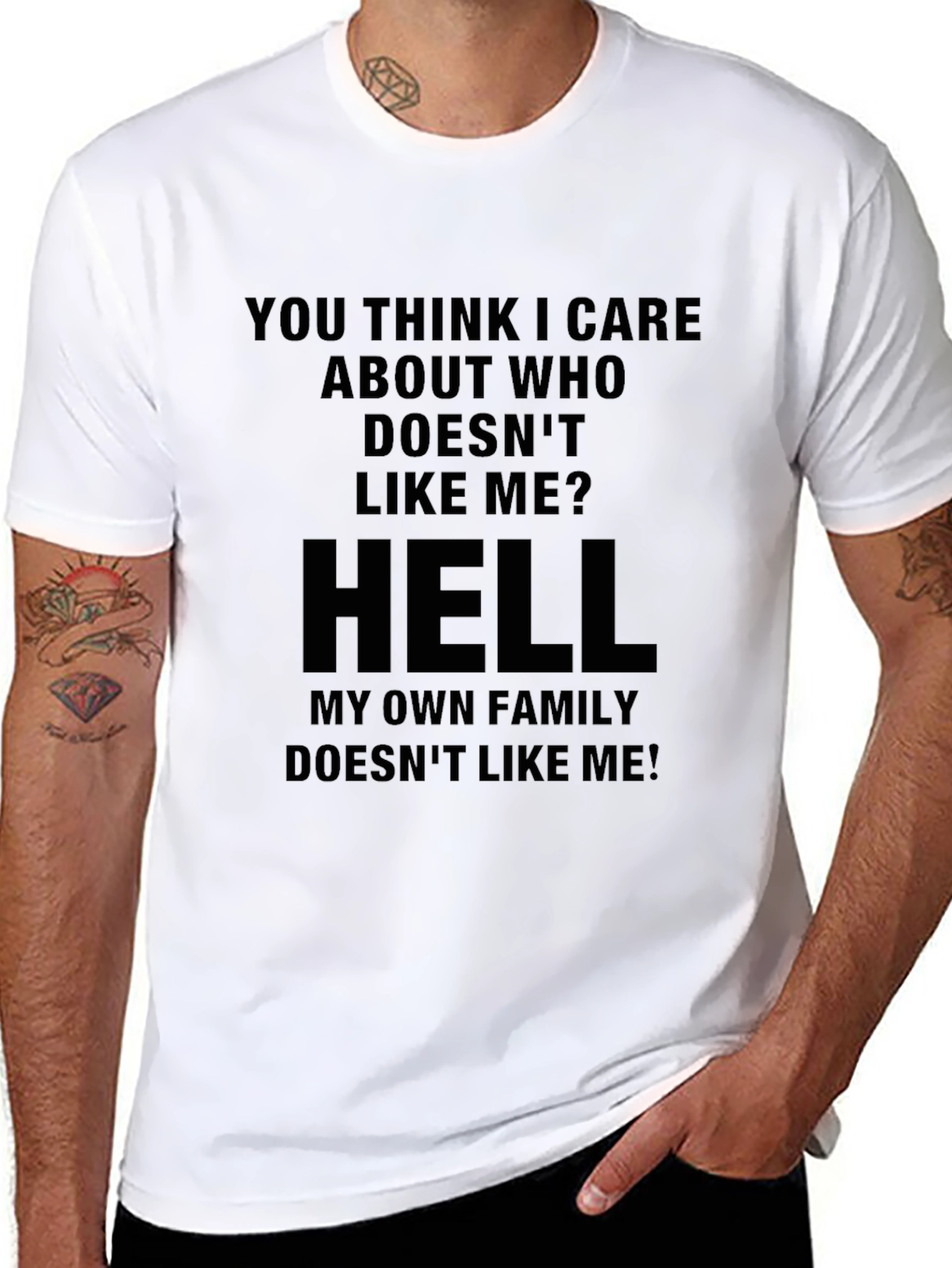 Sarcastic Graphic Tee - Who Doesnt Like Me?