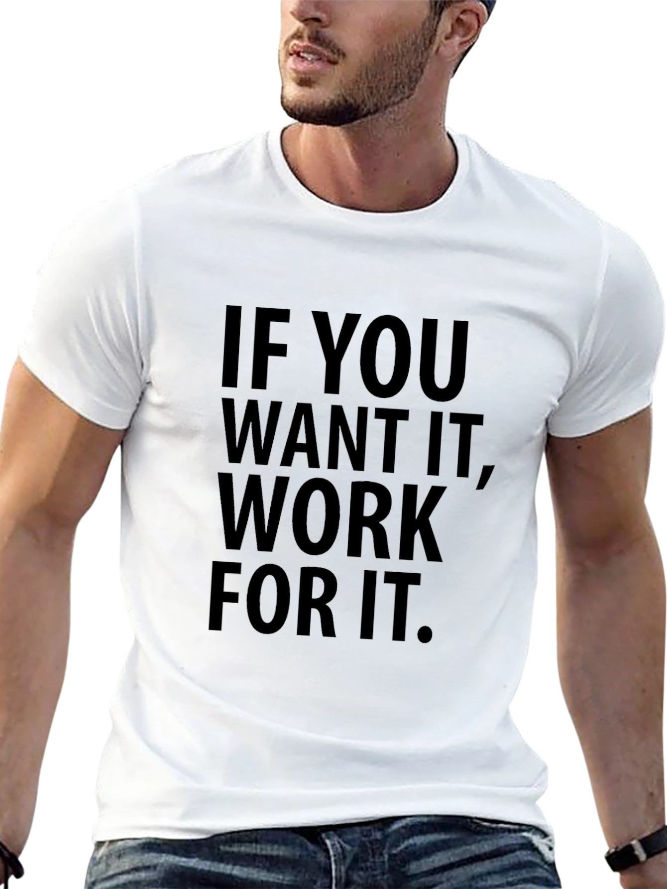 Motivational Work for It Black T-Shirt