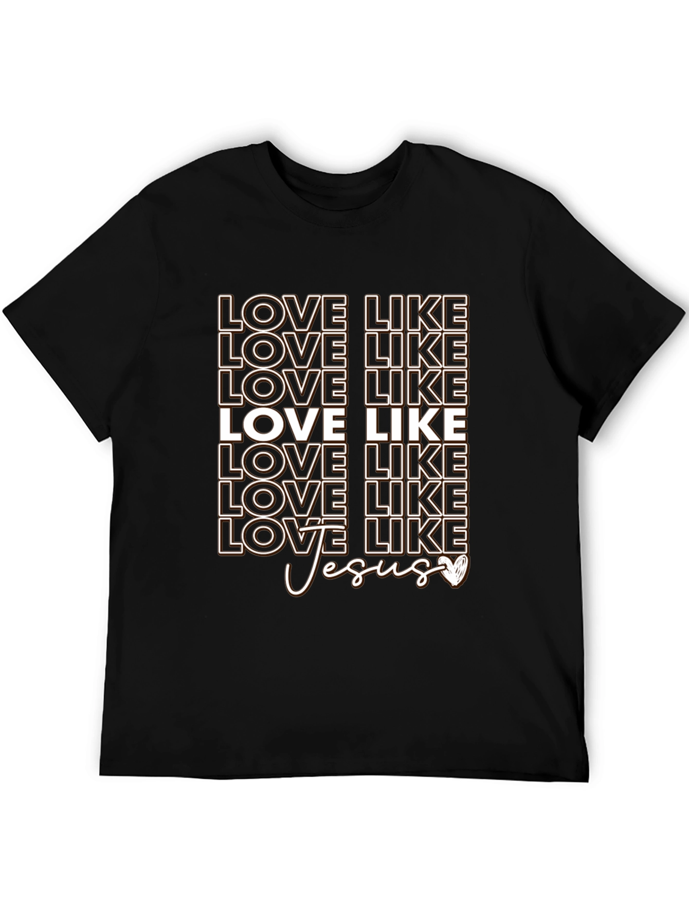 Love Like Jesus Graphic T-Shirt - Christian Apparel