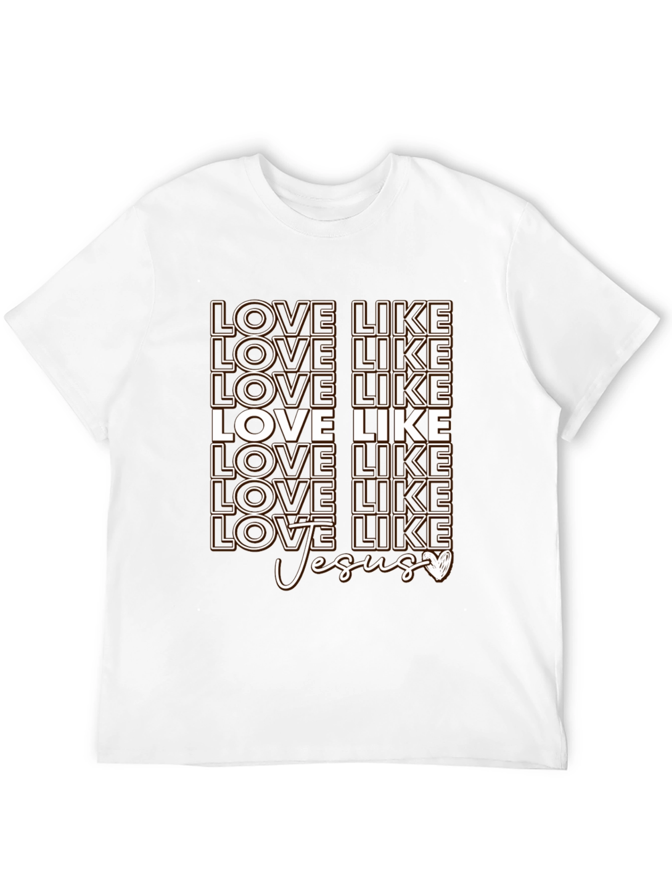 Love Like Jesus Graphic T-Shirt - Christian Apparel