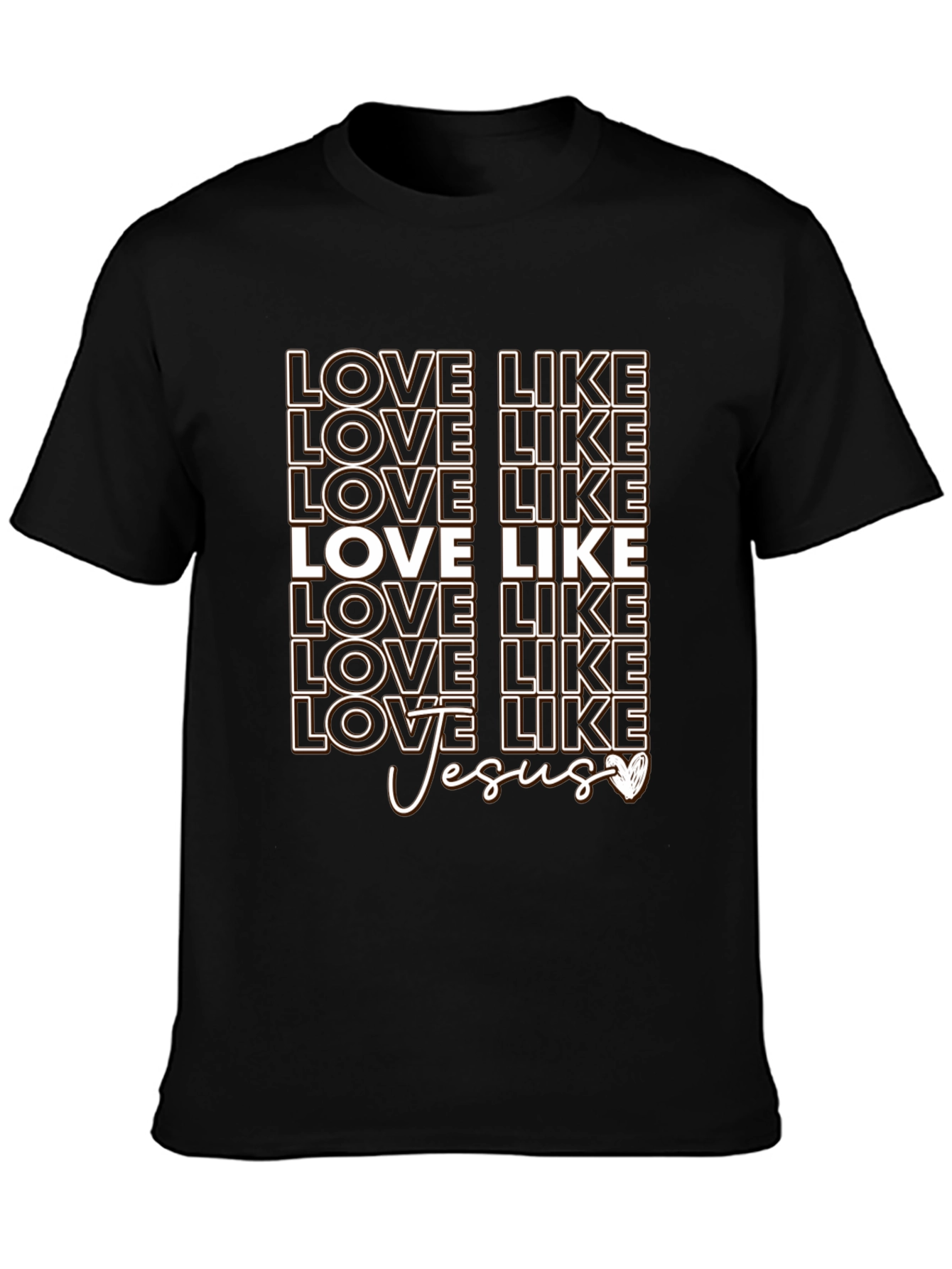 Love Like Jesus Graphic T-Shirt - Christian Apparel