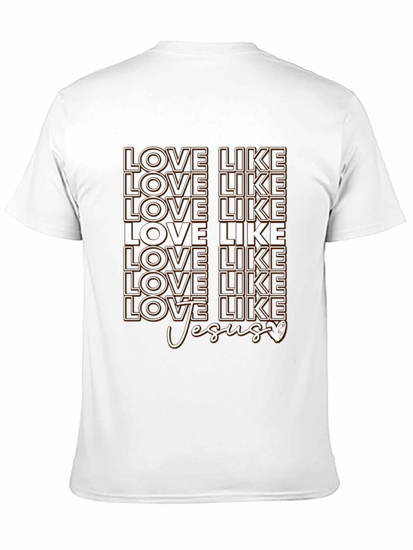 Love Like Jesus Graphic T-Shirt - Christian Apparel