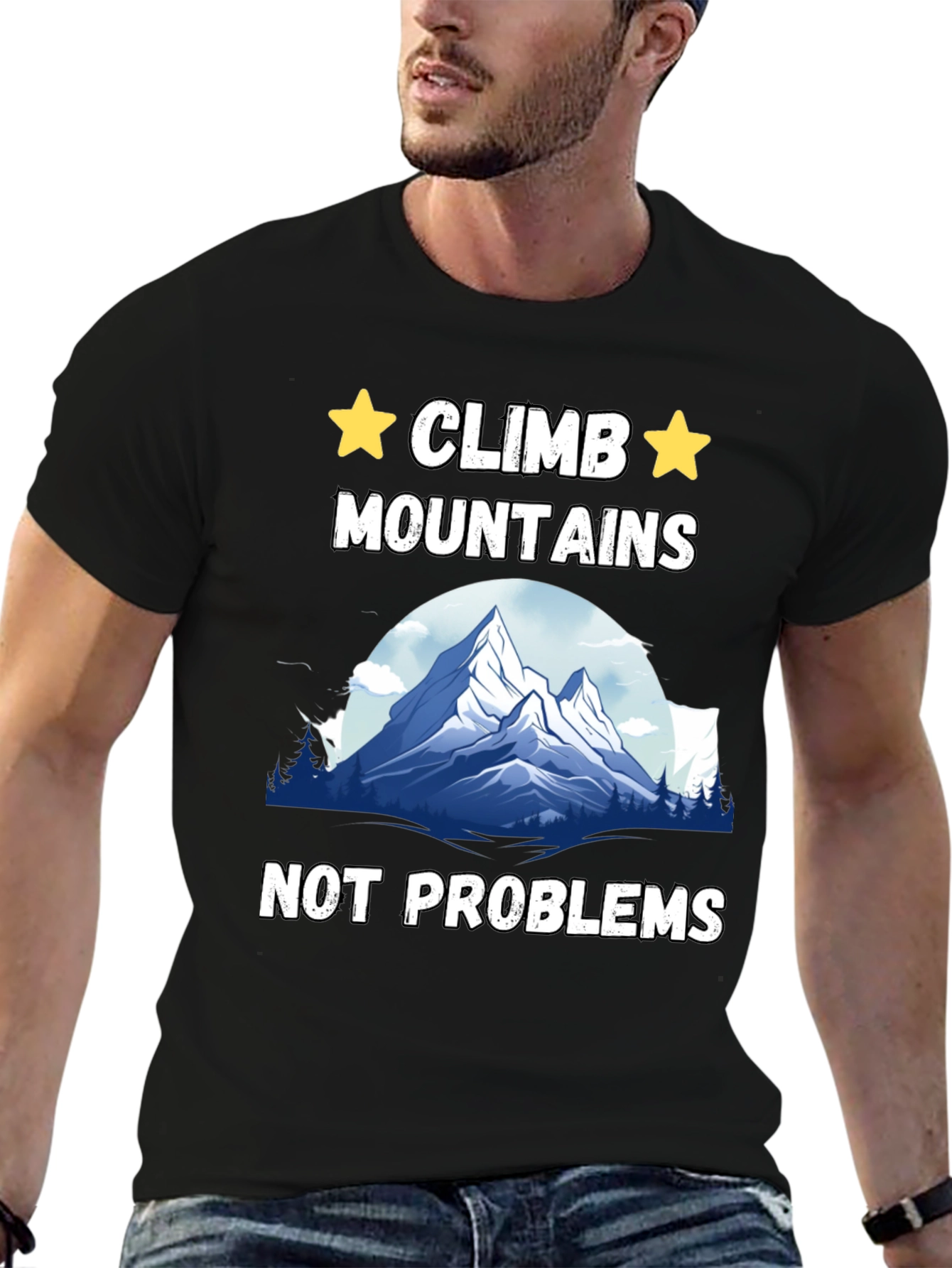 Climb Mountains Graphic T-Shirt