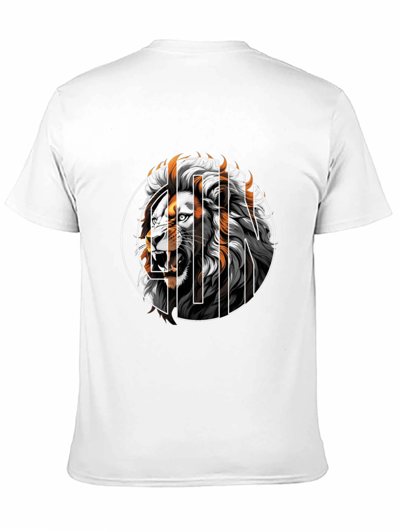 Lion Graphic Tee - Mens Black T-Shirt