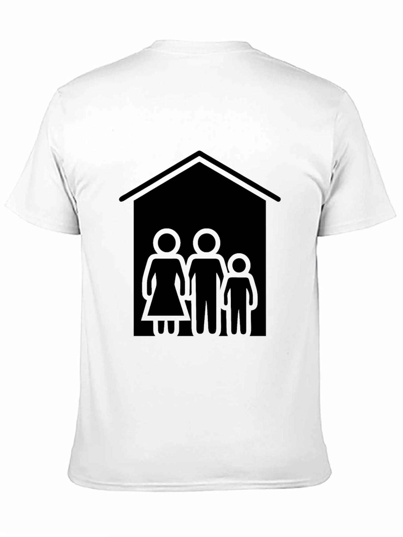 Family House Graphic Tee - Black