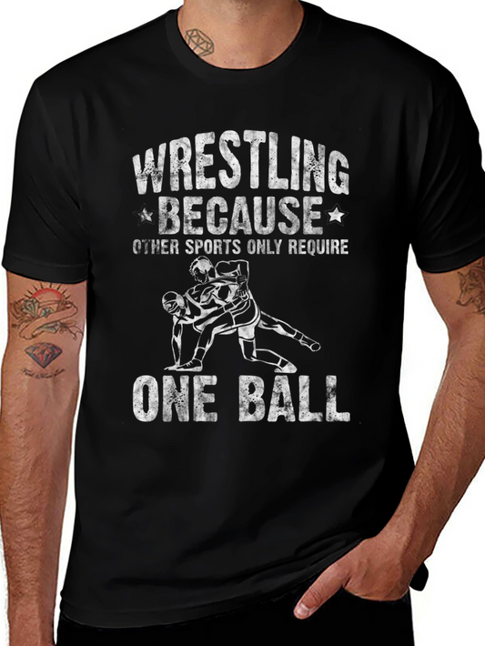 Wrestling One Ball Graphic T-Shirt