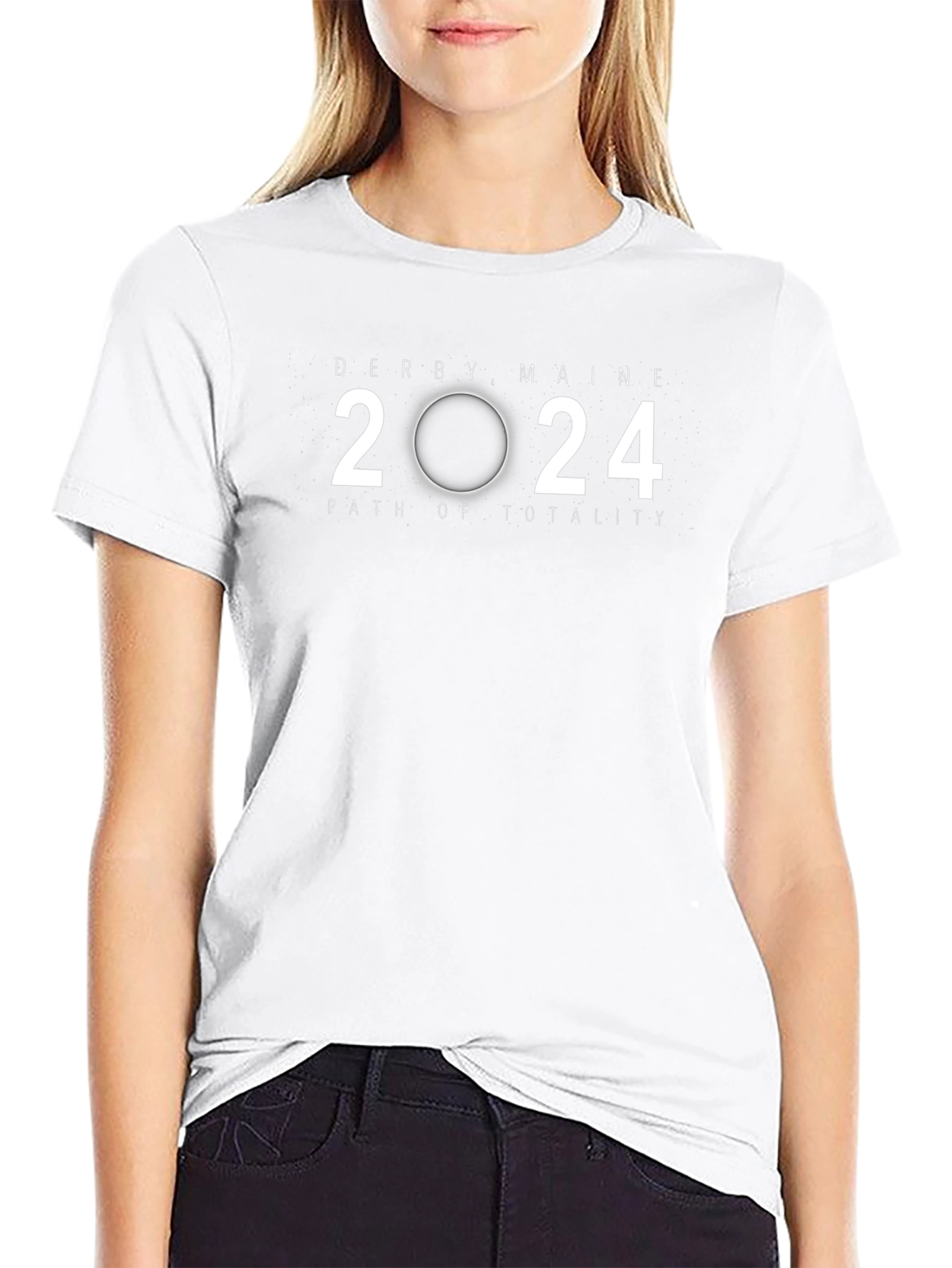Derby Maine 2024 Total Solar Eclipse Souvenir T-Shirt
