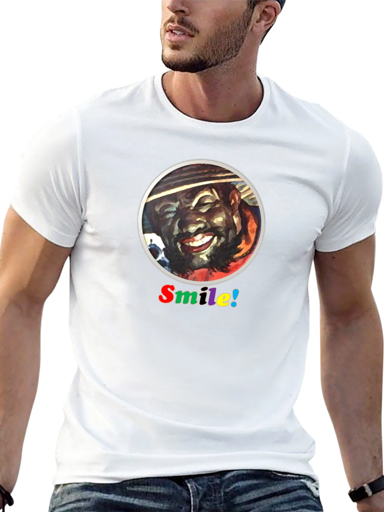 Smile T-Shirt - Unique Graphic Tee