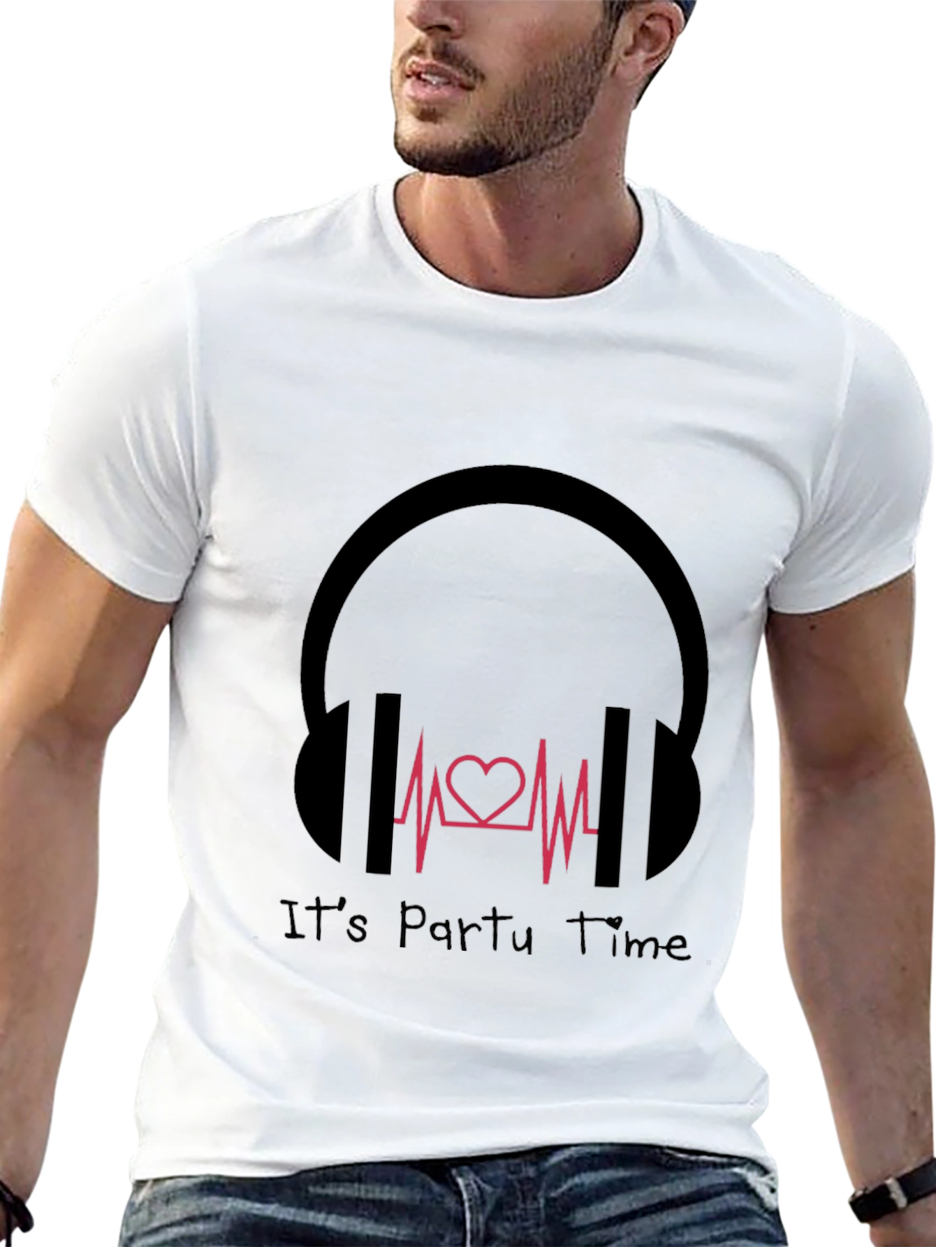 Party Time Graphic Tee - Music Lover