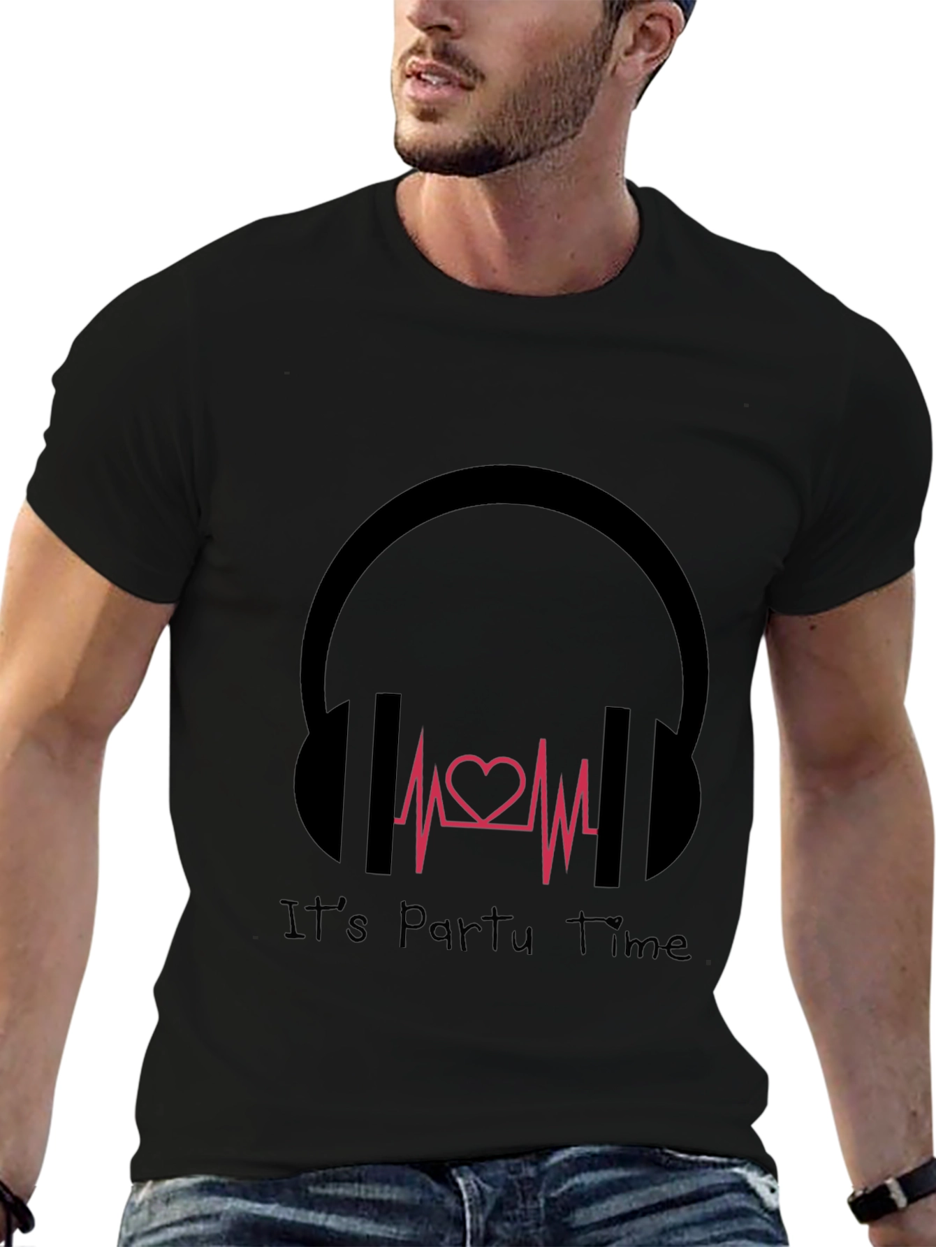 Party Time Graphic Tee - Music Lover
