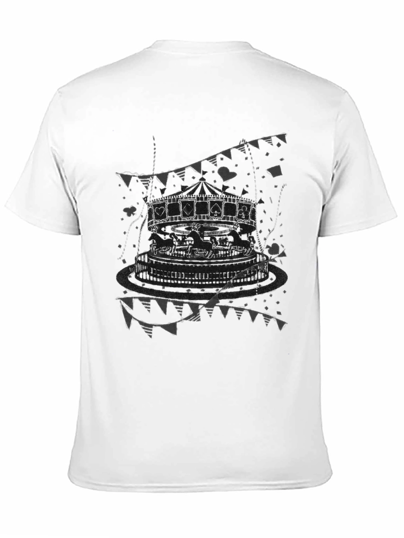 Carousel Graphic Tee - Stylish Mens T-Shirt