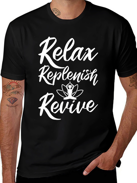 Relax Replenish Revive Graphic Tee
