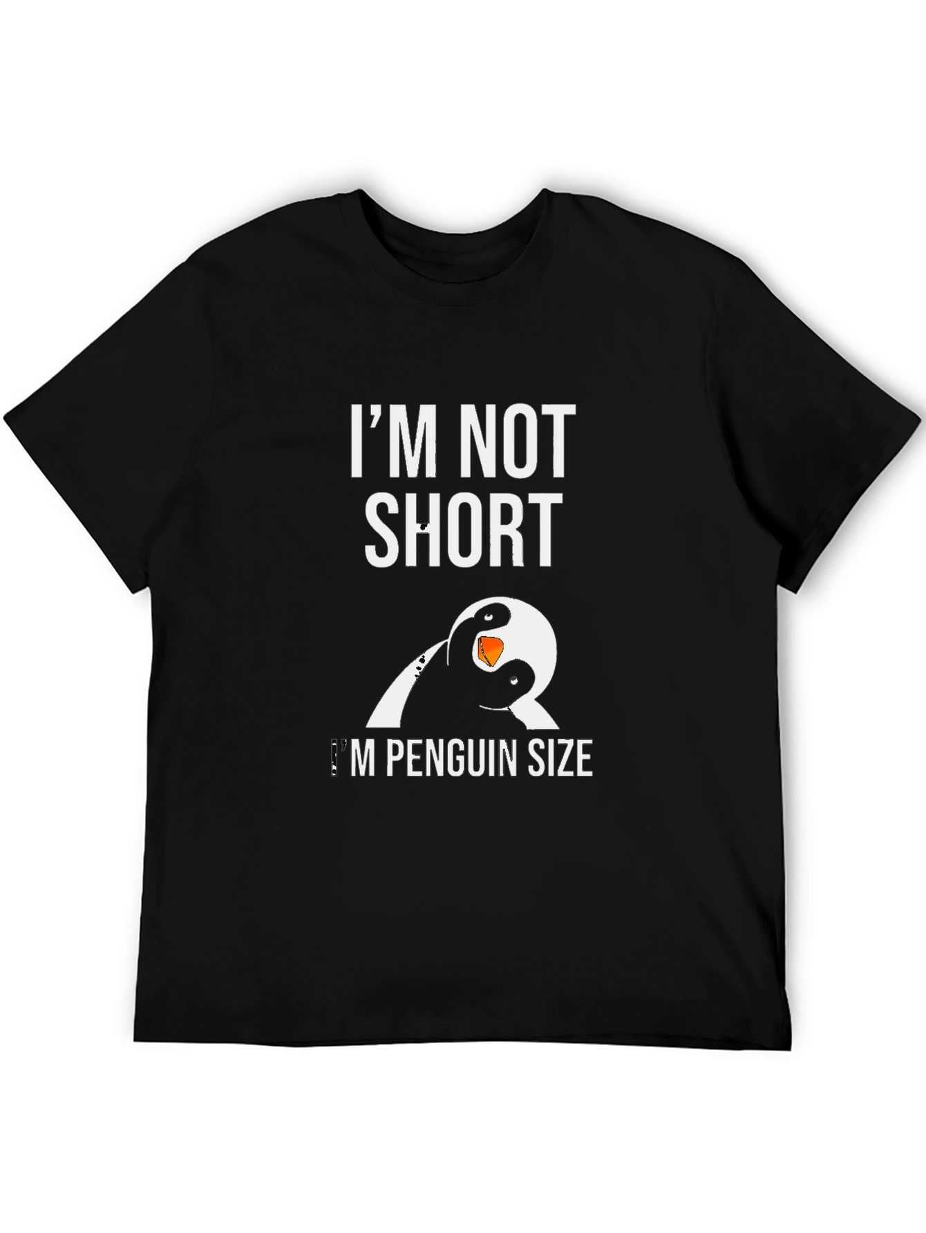 Penguin Size T-Shirt - Funny Graphic Tee