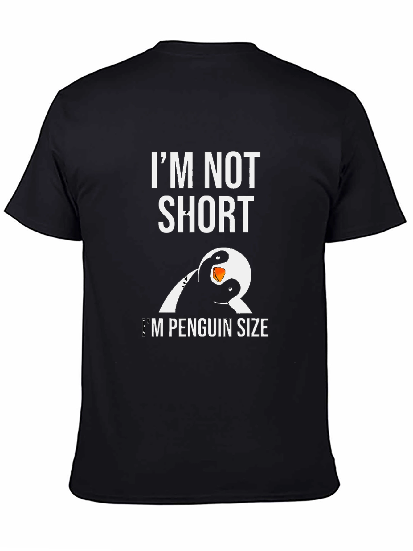 Penguin Size T-Shirt - Funny Graphic Tee