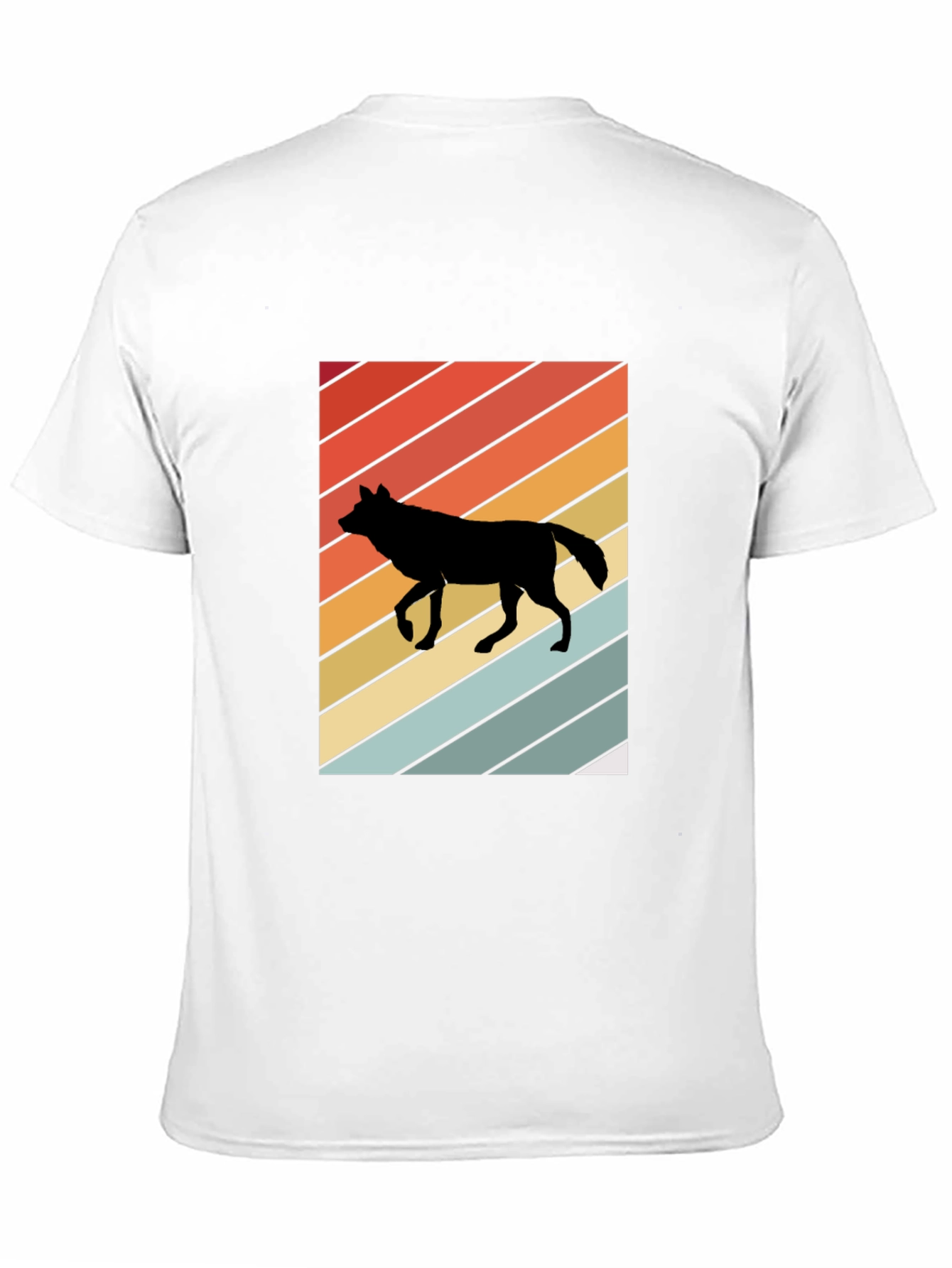 Retro Wolf Graphic Tee - Cool Style!