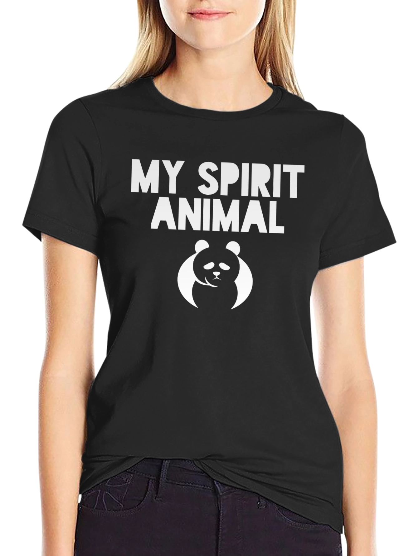 My Spirit Animal Panda Bear Graphic Tee
