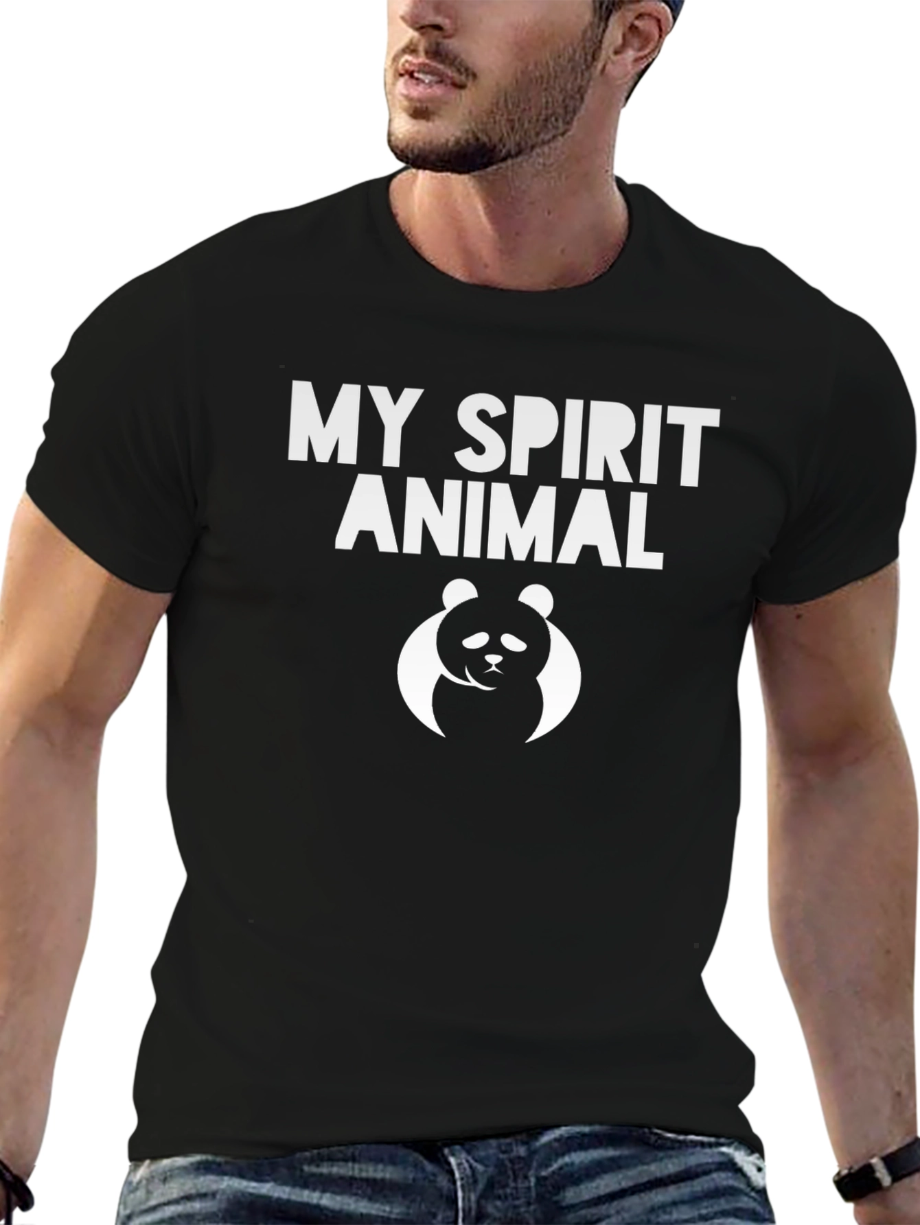 My Spirit Animal Panda Bear Graphic Tee