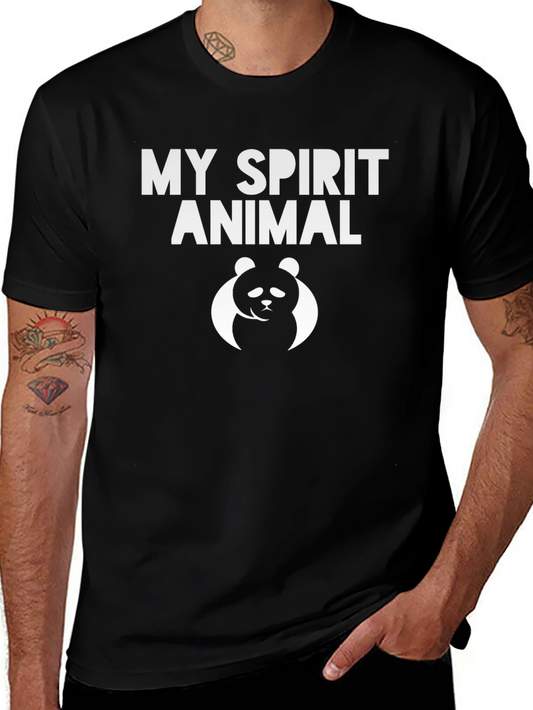 My Spirit Animal Panda Bear Graphic Tee