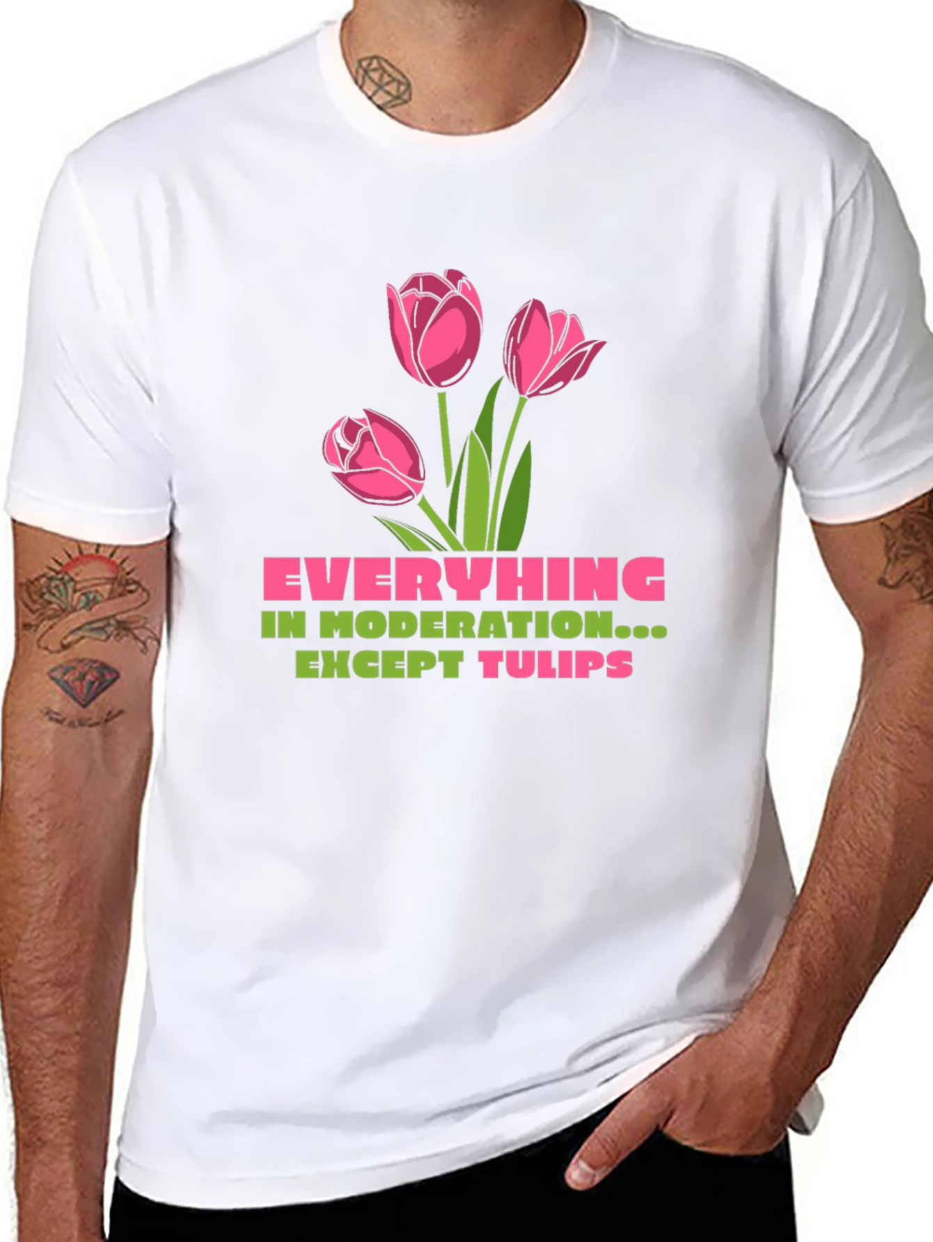 Tulip Lover Graphic Tee - Everything in Moderation