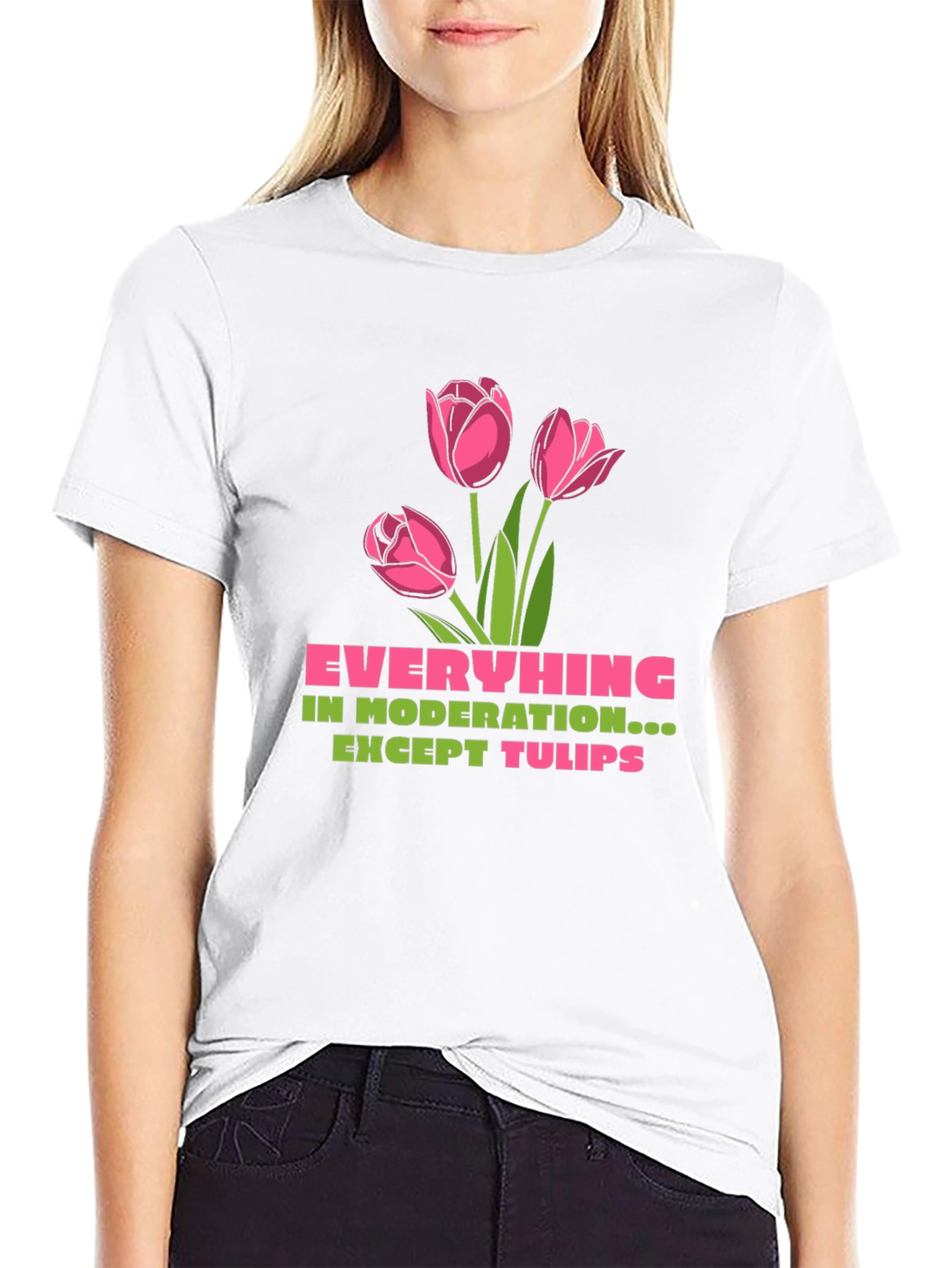 Tulip Lover Graphic Tee - Everything in Moderation
