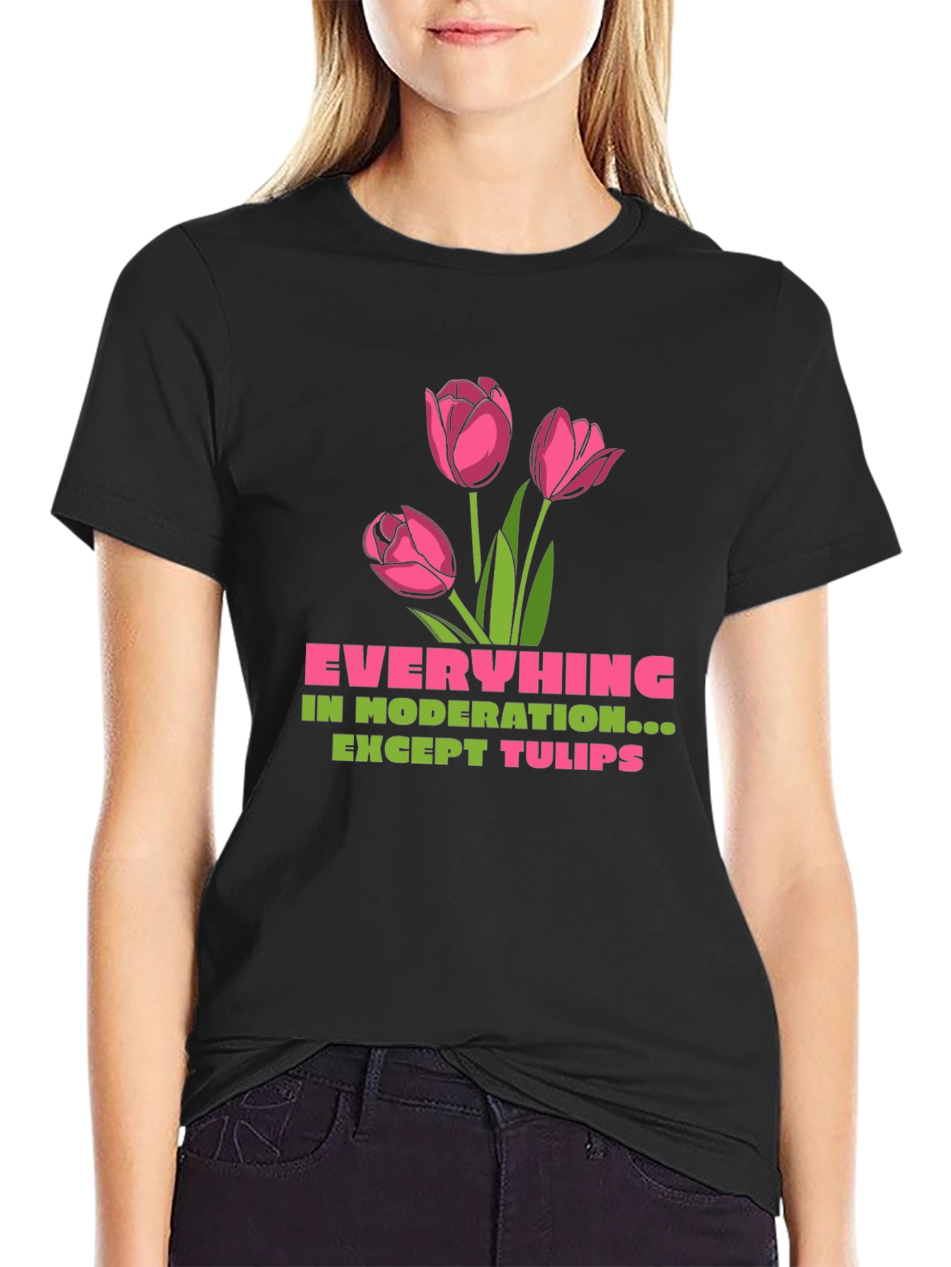 Tulip Lover Graphic Tee - Everything in Moderation