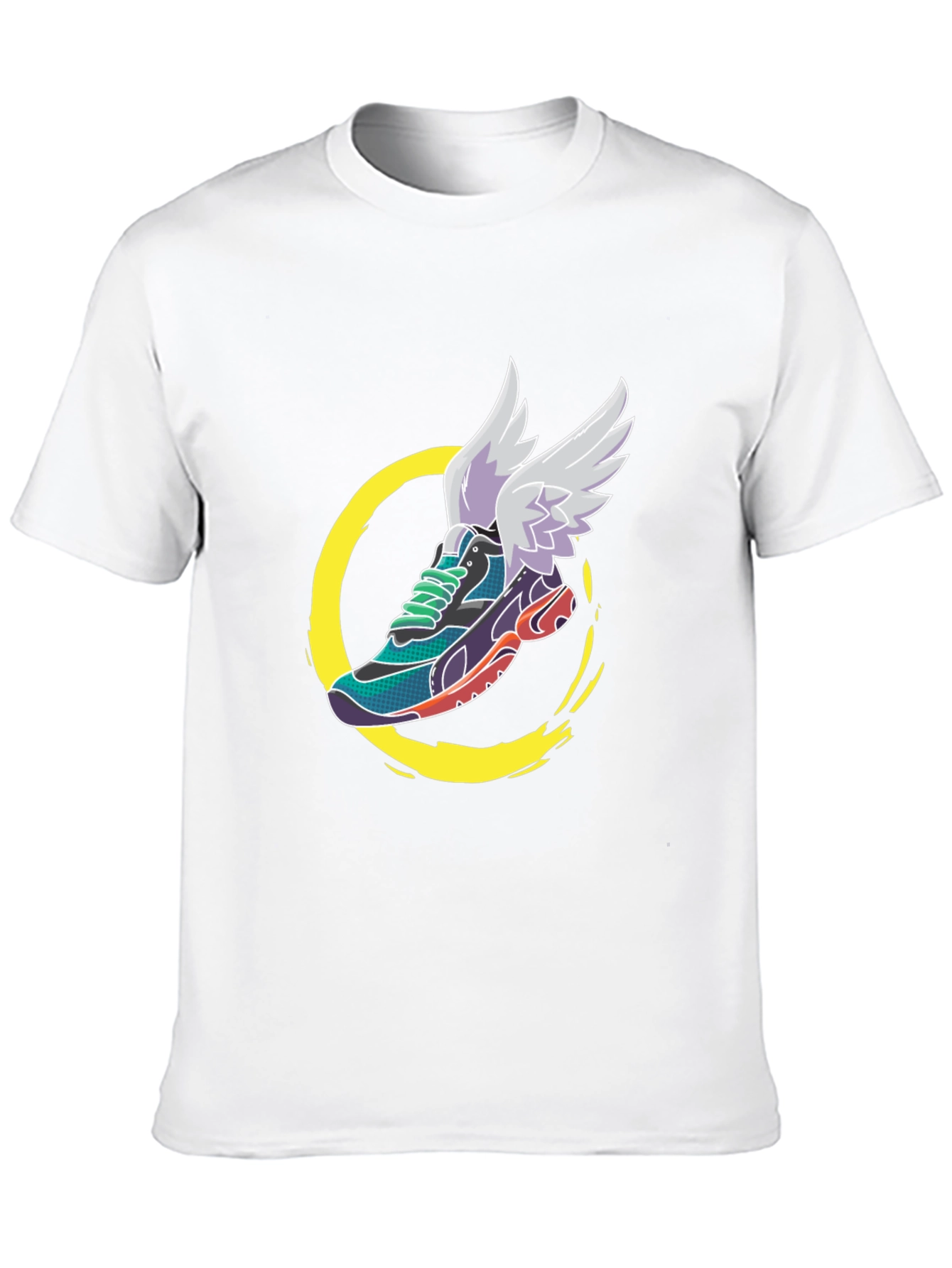 Winged Shoe Graphic T-Shirt