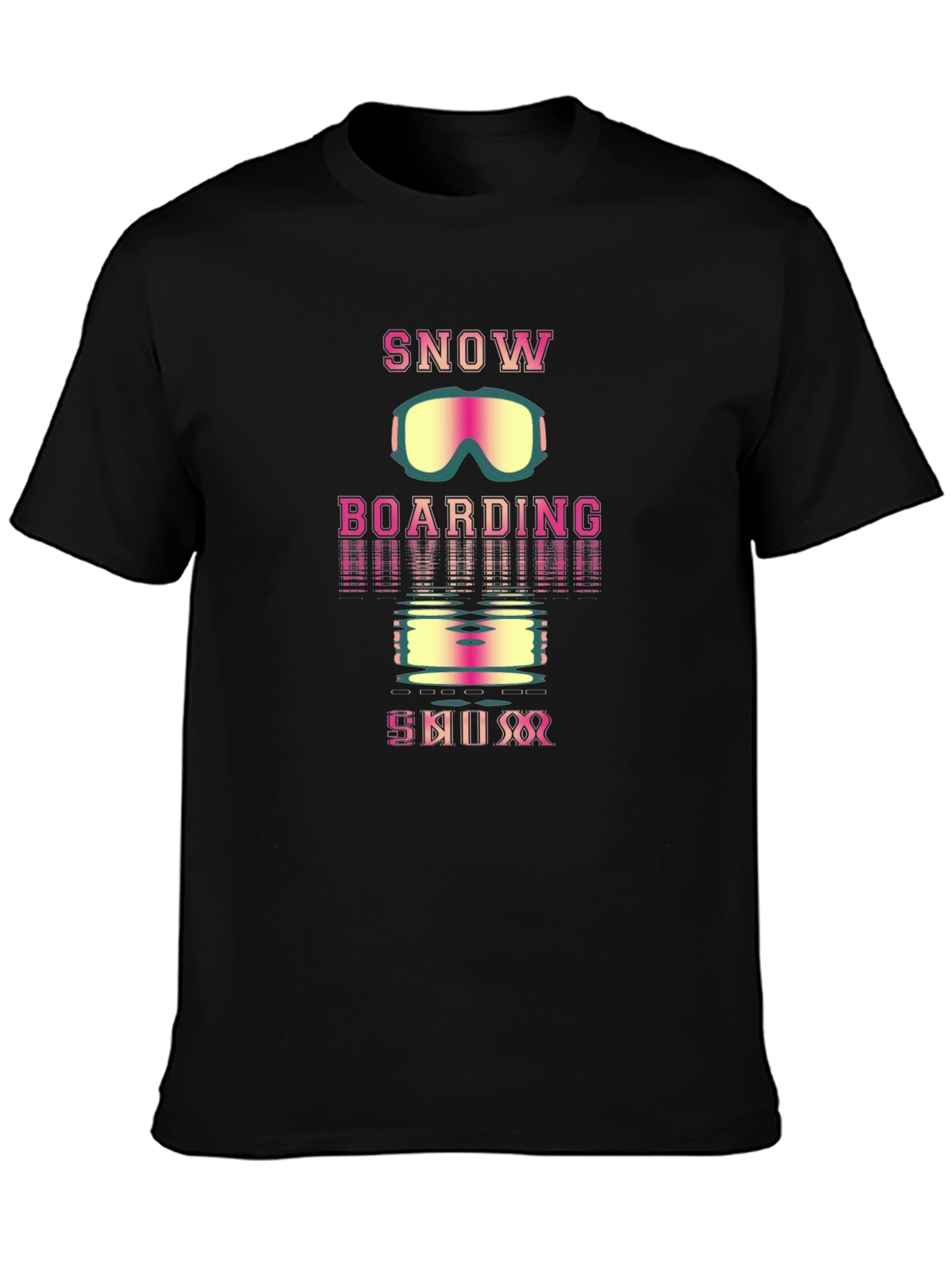 Snowboarding Ski Bum Graphic T-Shirt