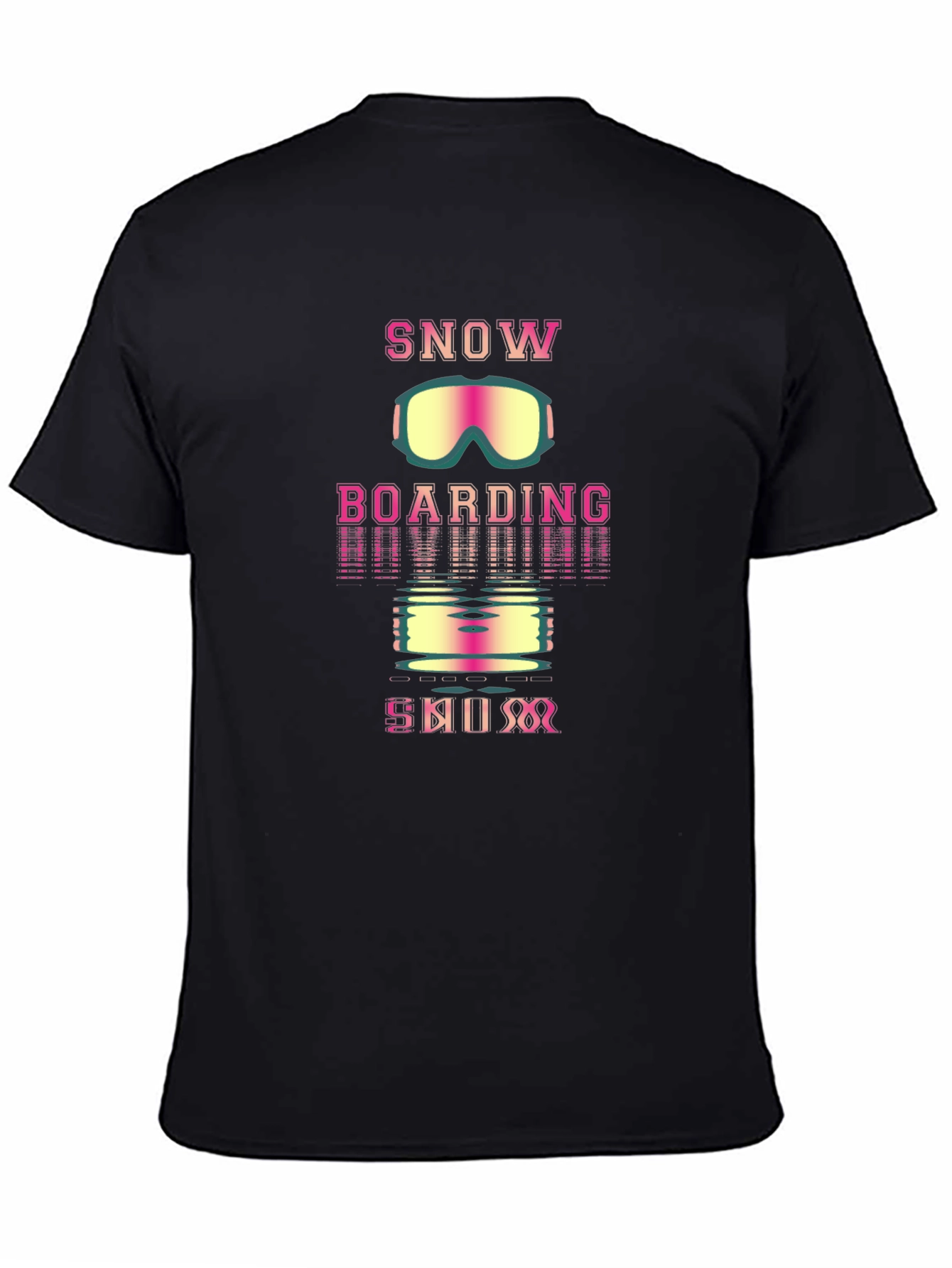 Snowboarding Ski Bum Graphic T-Shirt