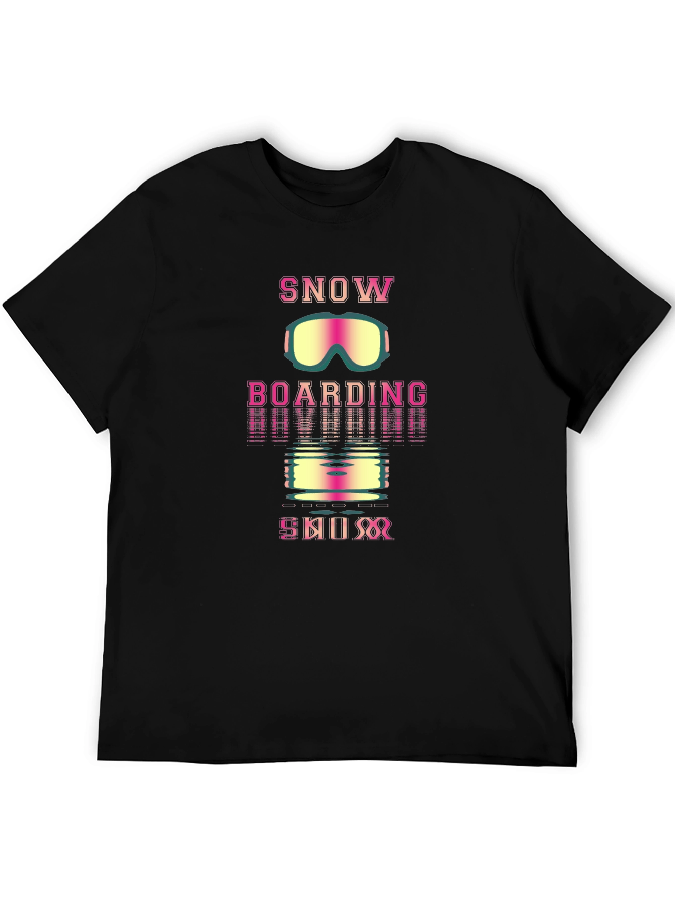 Snowboarding Ski Bum Graphic T-Shirt