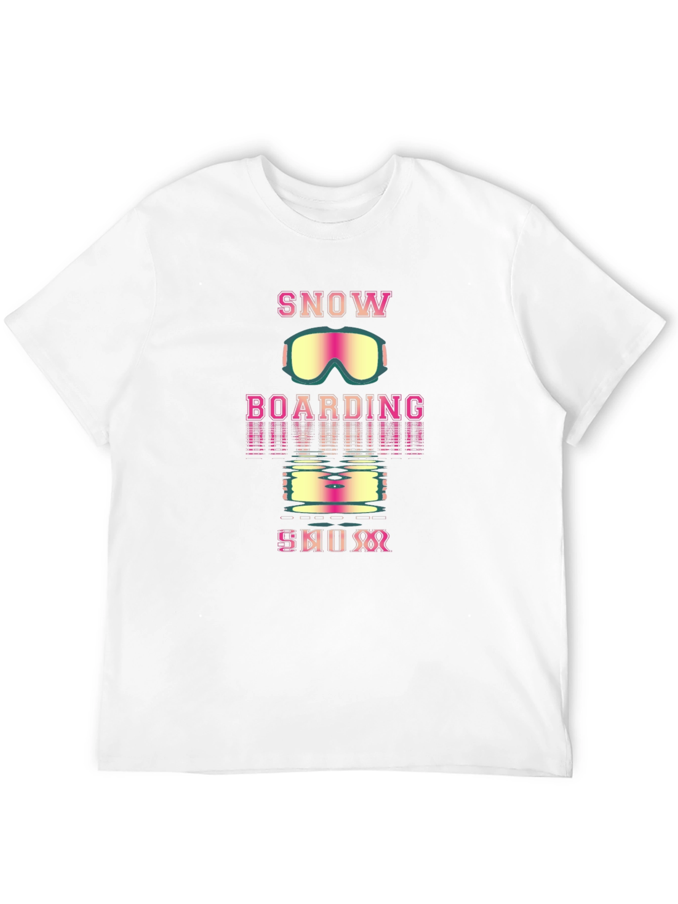 Snowboarding Ski Bum Graphic T-Shirt