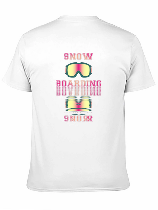 Snowboarding Ski Bum Graphic T-Shirt