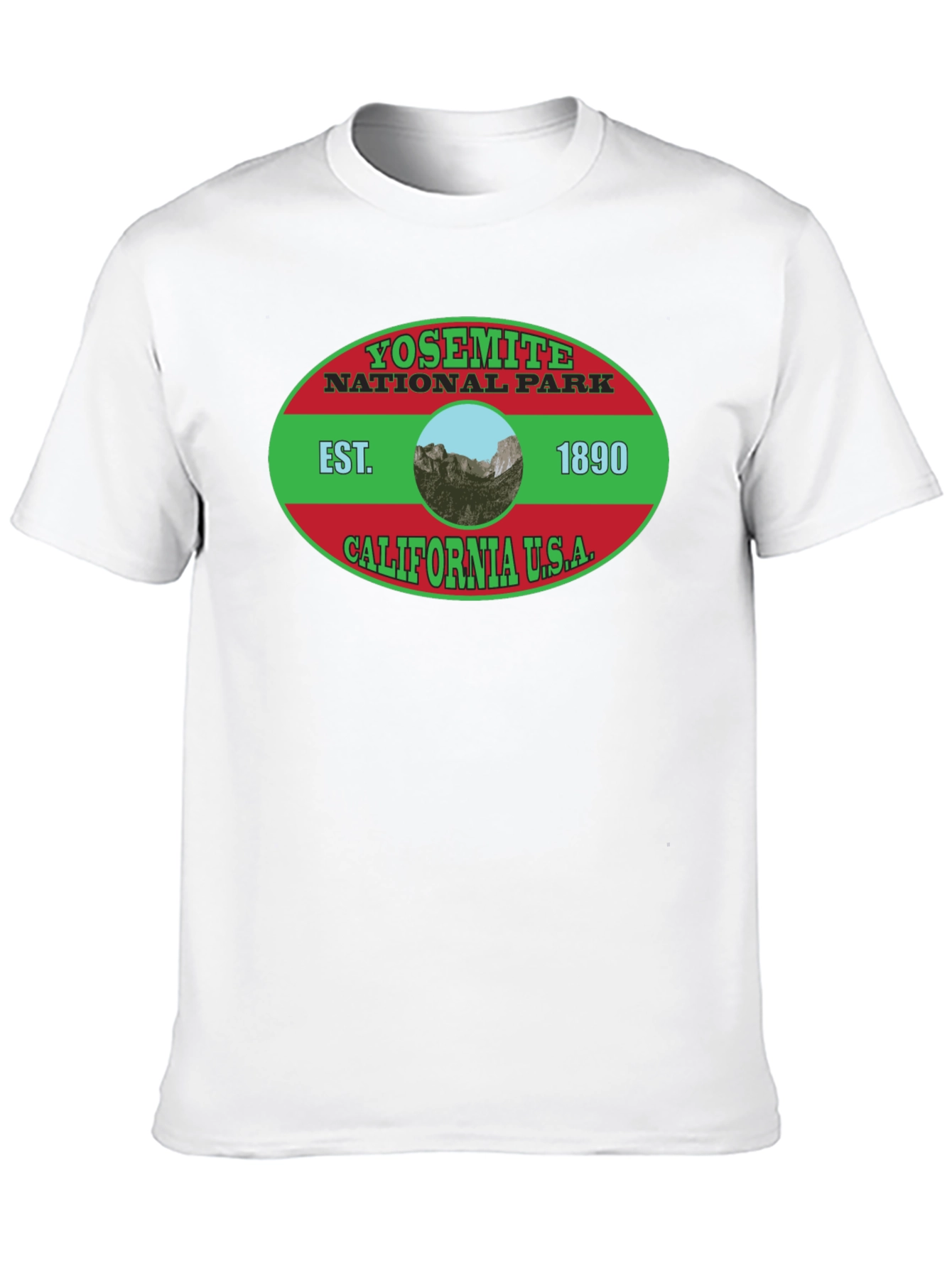 Yosemite National Park Black T-Shirt
