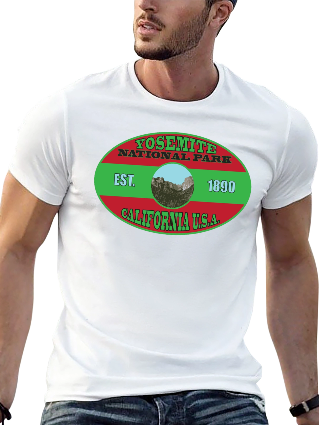 Yosemite National Park Black T-Shirt