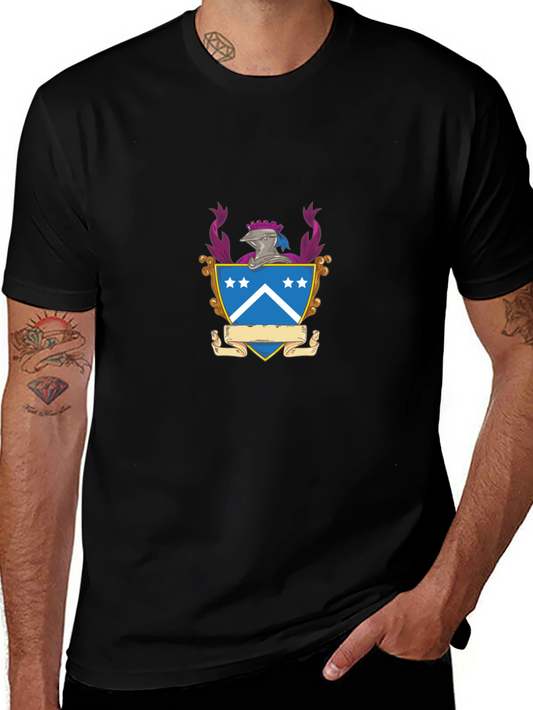 Heraldic Crest Black T-Shirt