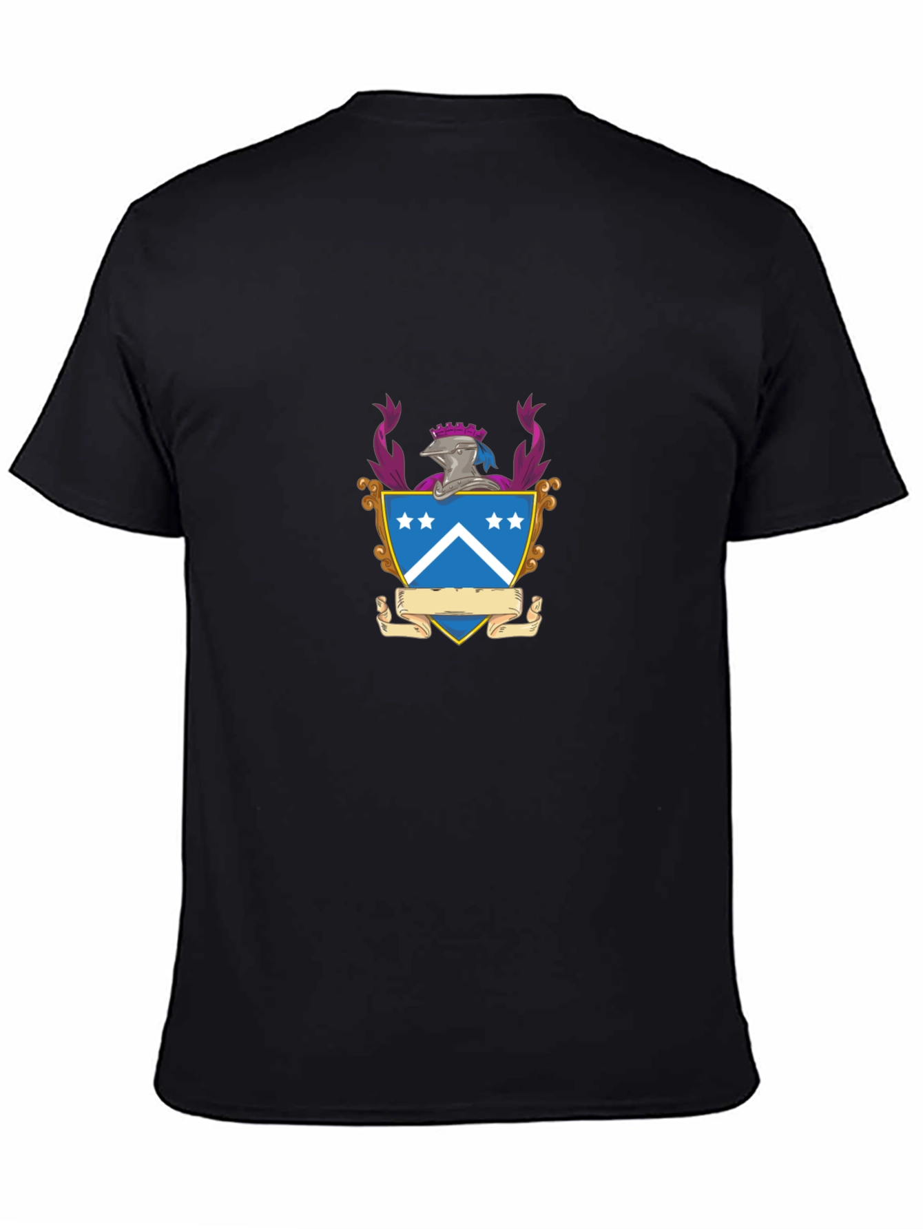 Heraldic Crest Black T-Shirt
