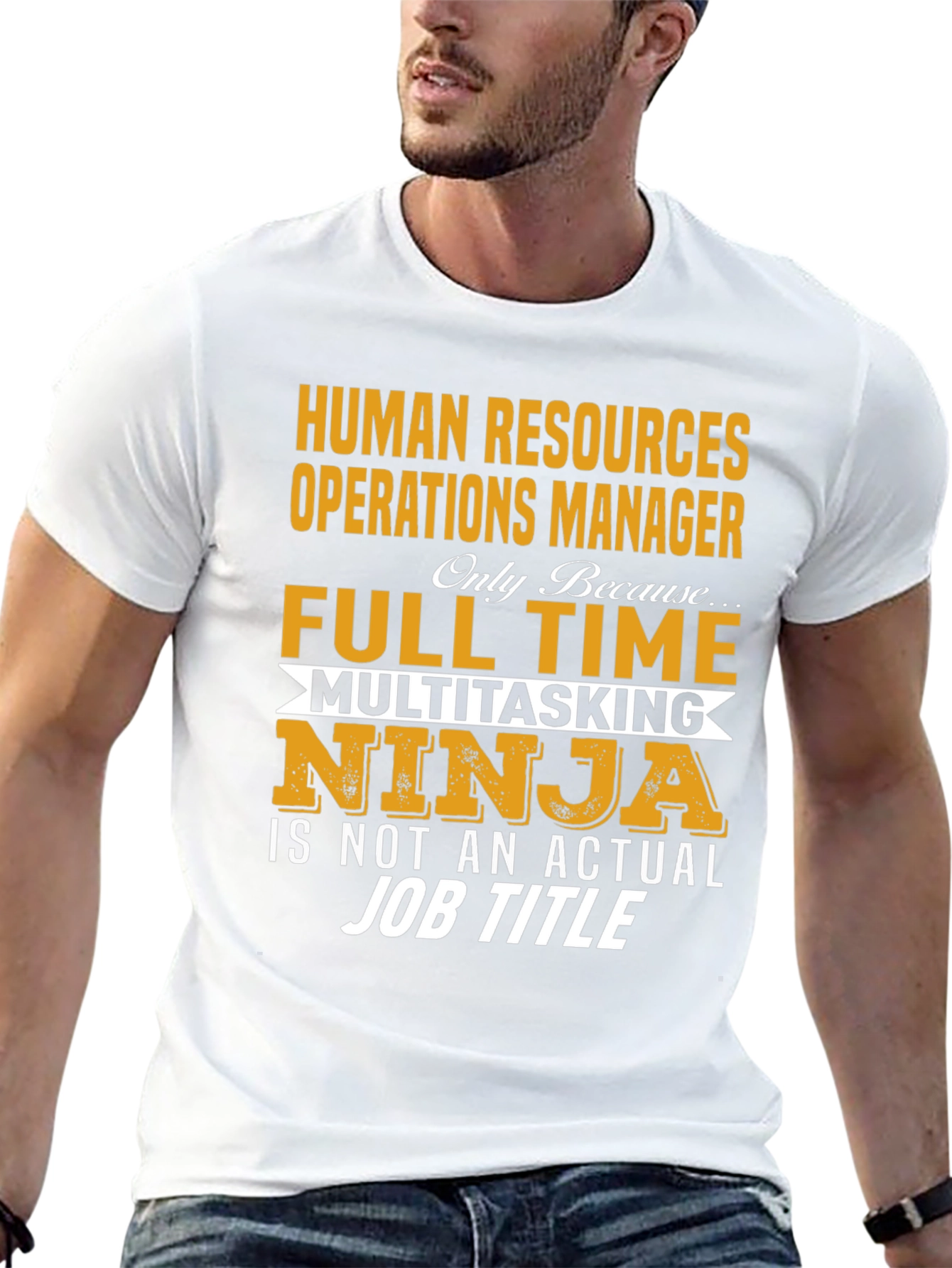 Human Resources Manager T-Shirt: Full-Time Multitasking Ninja