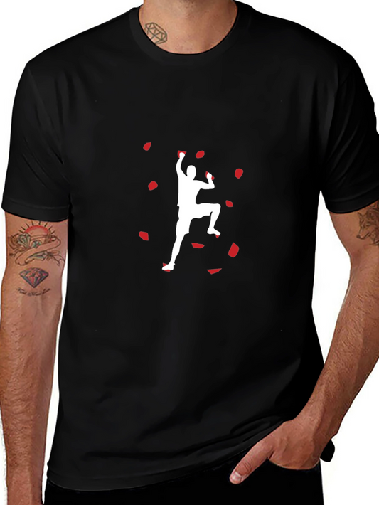 Climbing Silhouette Graphic T-Shirt
