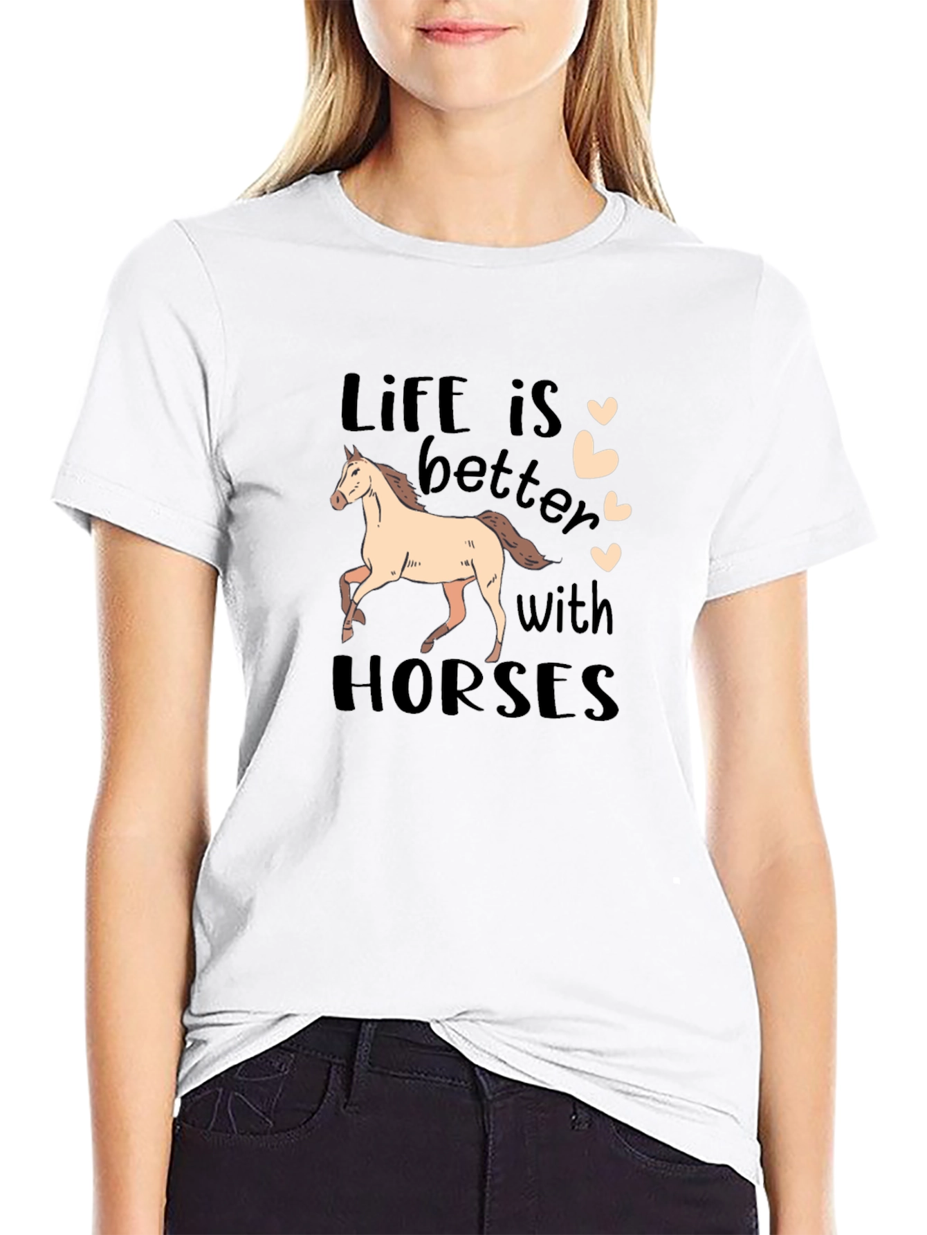 Life is Better with Horses Graphic Tee